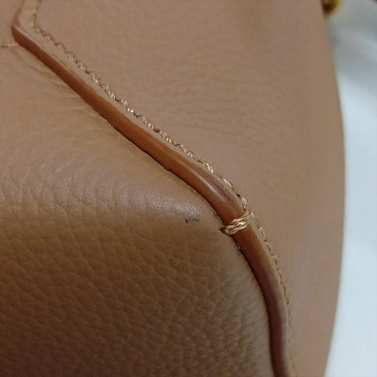 Puzzle Edge Mini Leather 2-Way Handbag, Beige — view 13