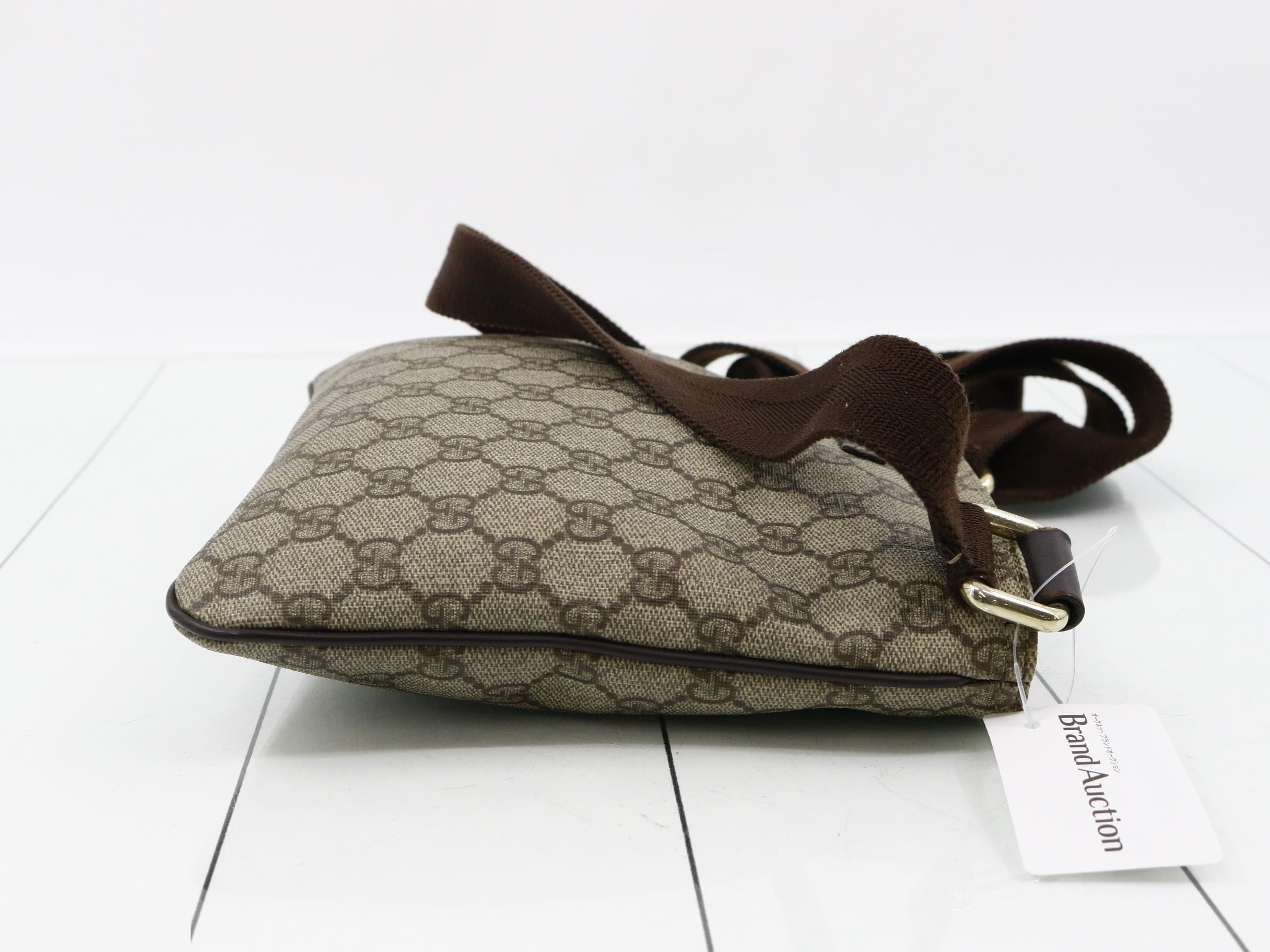 GG Supreme Shoulder Bag, Brown, 201538, 204046 — view 3