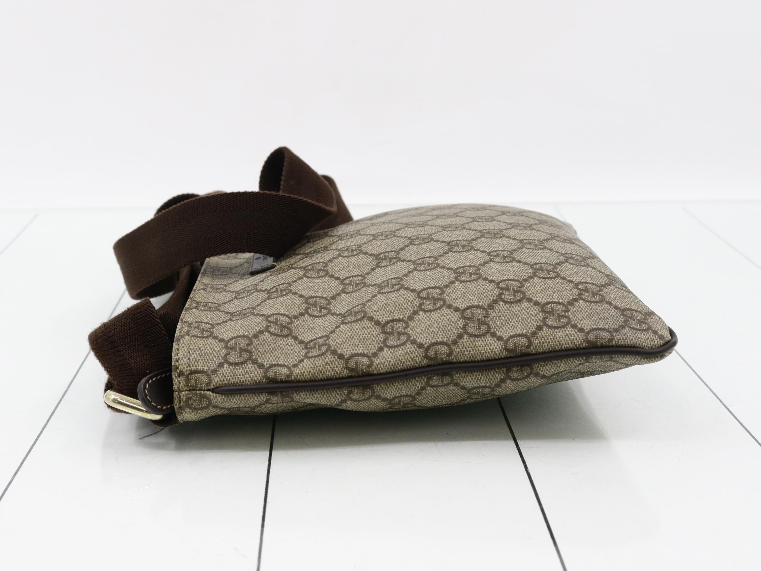 GG Supreme Shoulder Bag, Brown, 201538, 204046 — view 4