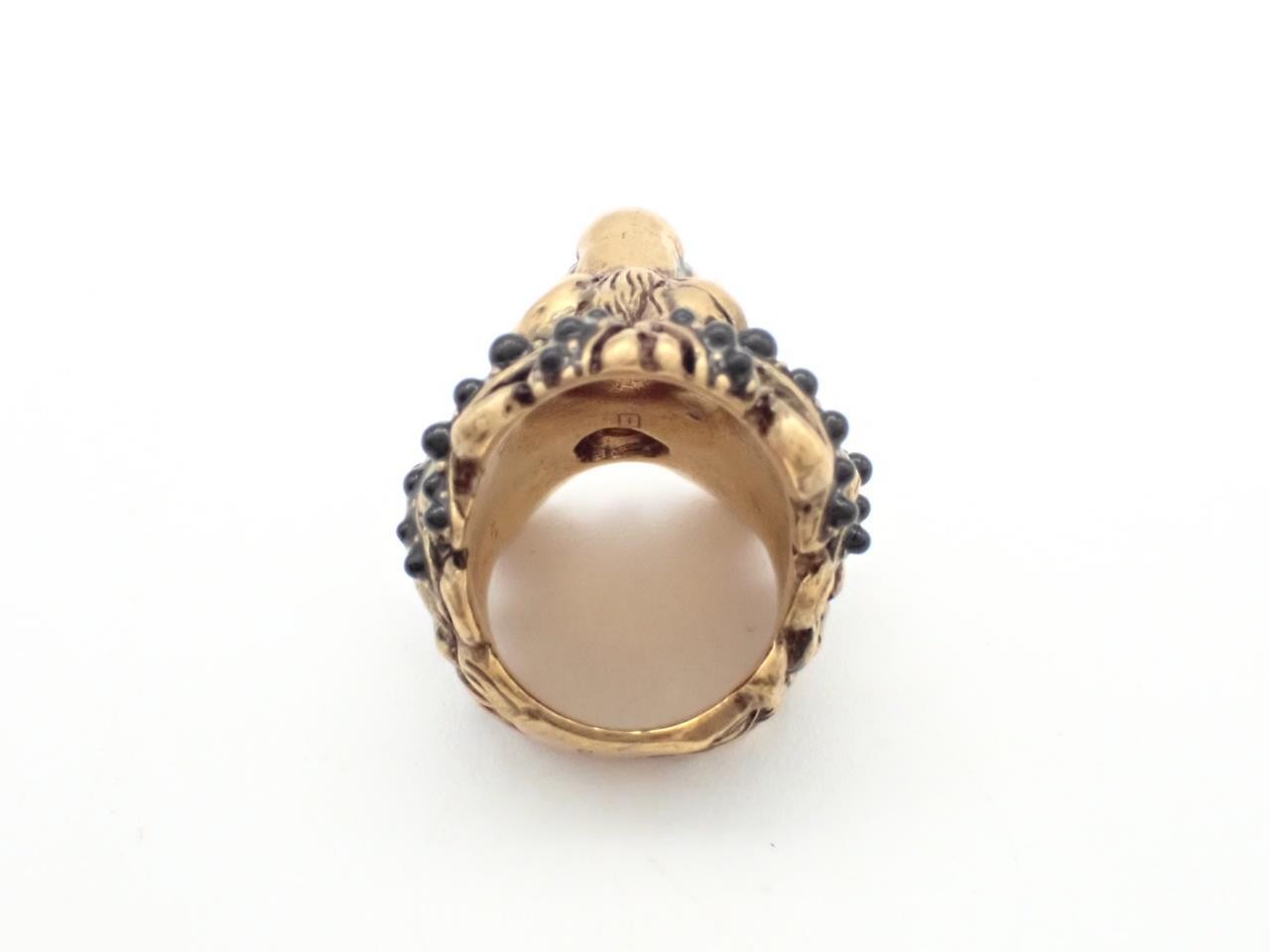 Lion's Head Ring #10 — view 3