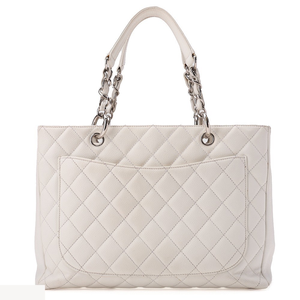 Caviar Skin Matelassé GST Chain Shoulder Bag — view 4