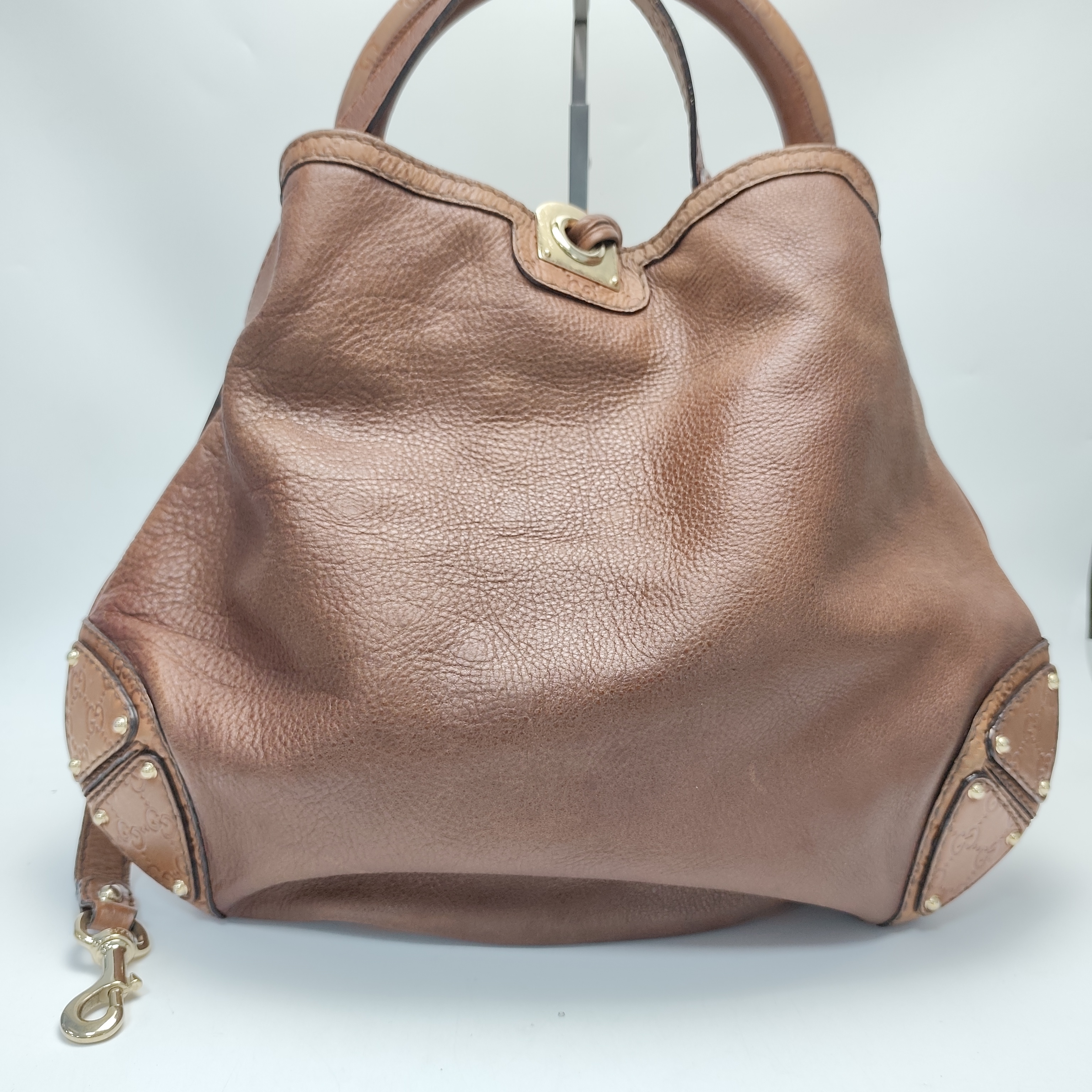【*Shipped from: China*】GUCCI Bamboo Leather Shoulder Bag 182888 — view 2