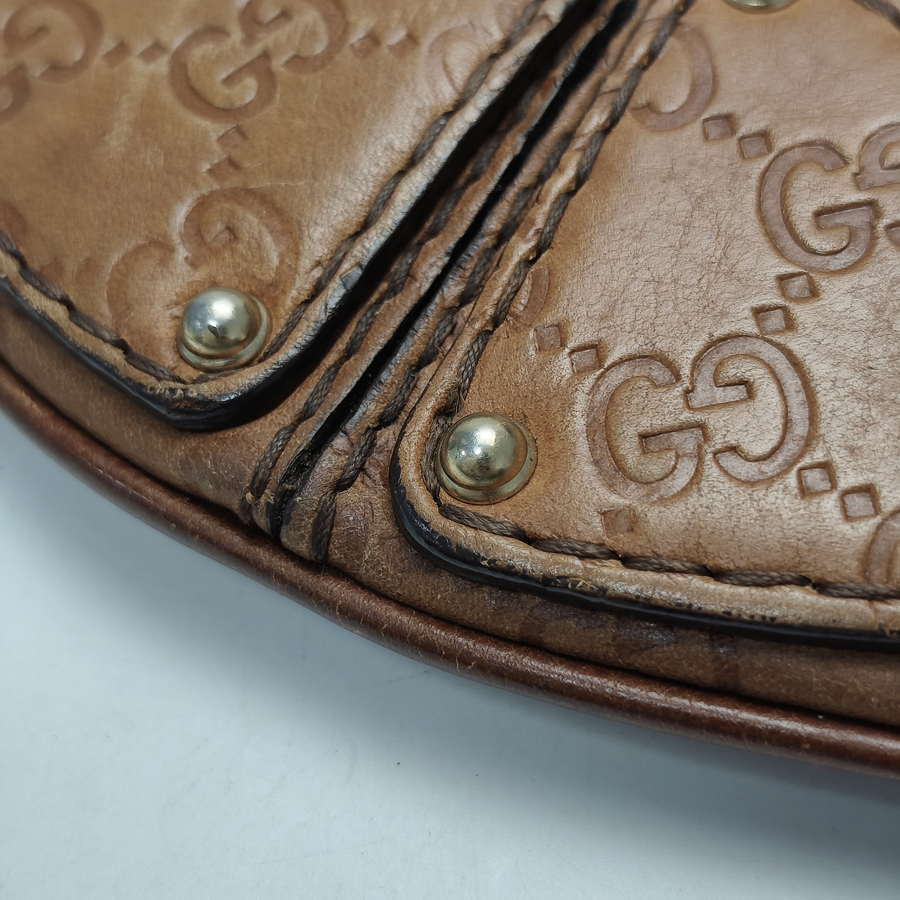 【*Shipped from: China*】GUCCI Bamboo Leather Shoulder Bag 182888 — view 9