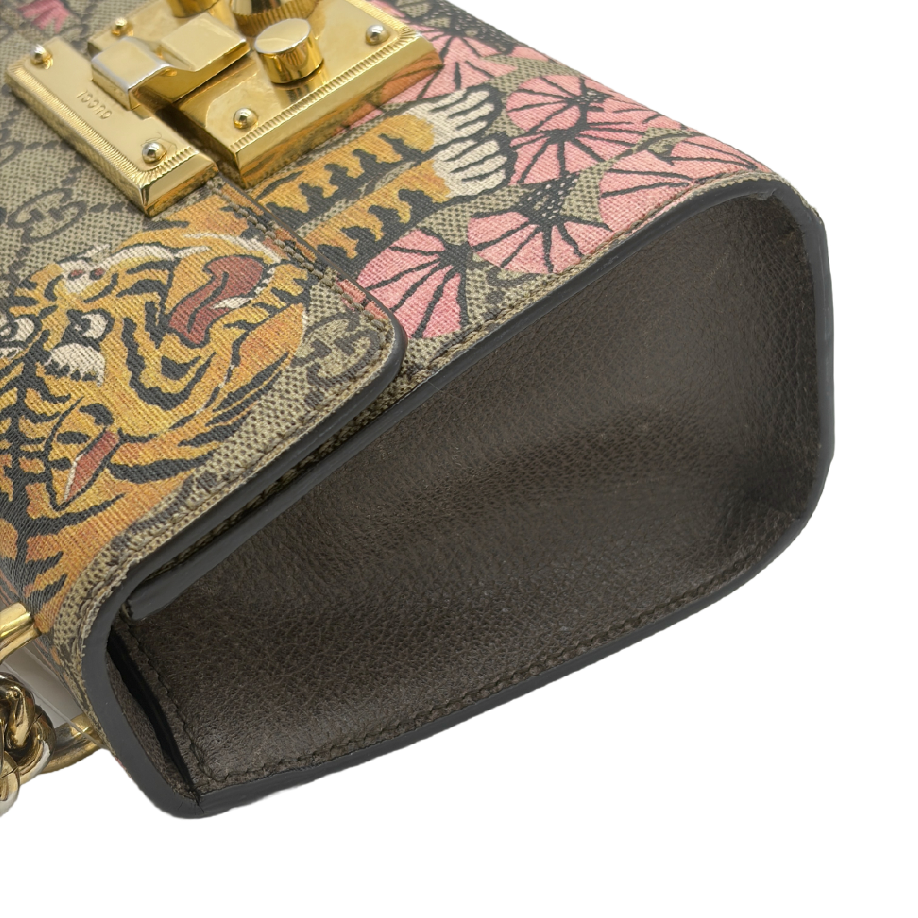 Padlock Bengal Print Small Shoulder Bag — view 3