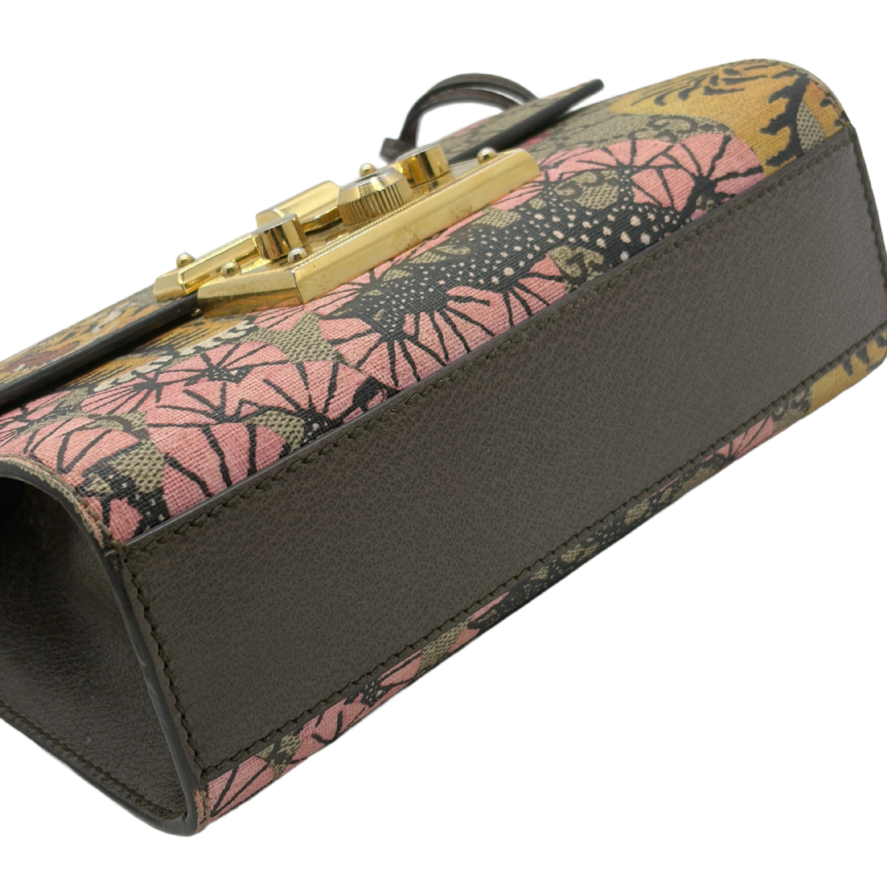 Padlock Bengal Print Small Shoulder Bag — view 4
