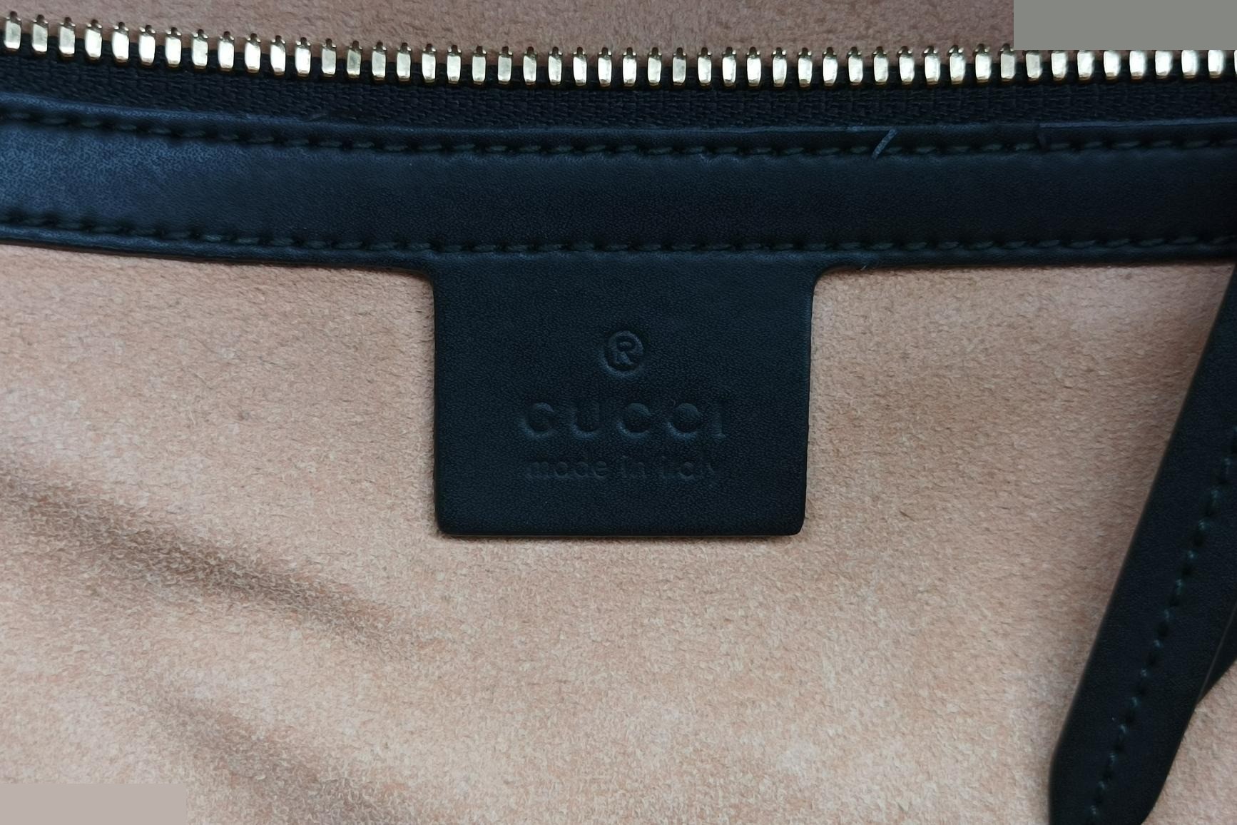 GG Supreme Bee PVC Coated Canvas x Leather Beige x Black — view 7