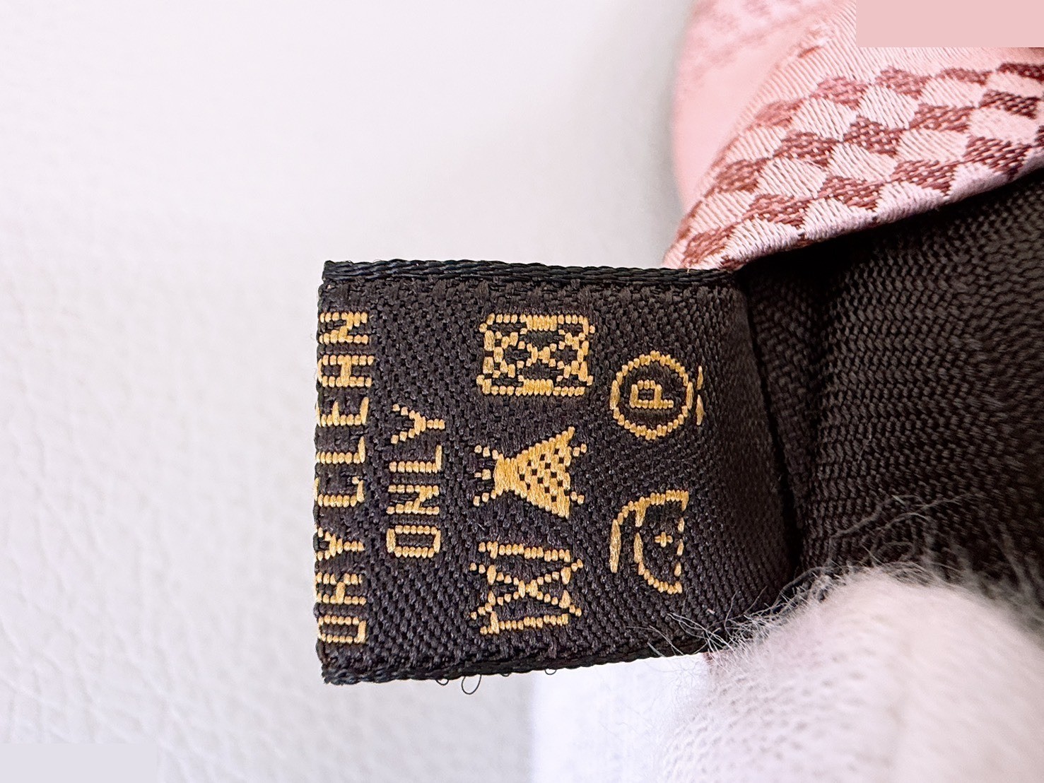 Monogram Jacquard Silk Tie, Pink — view 7