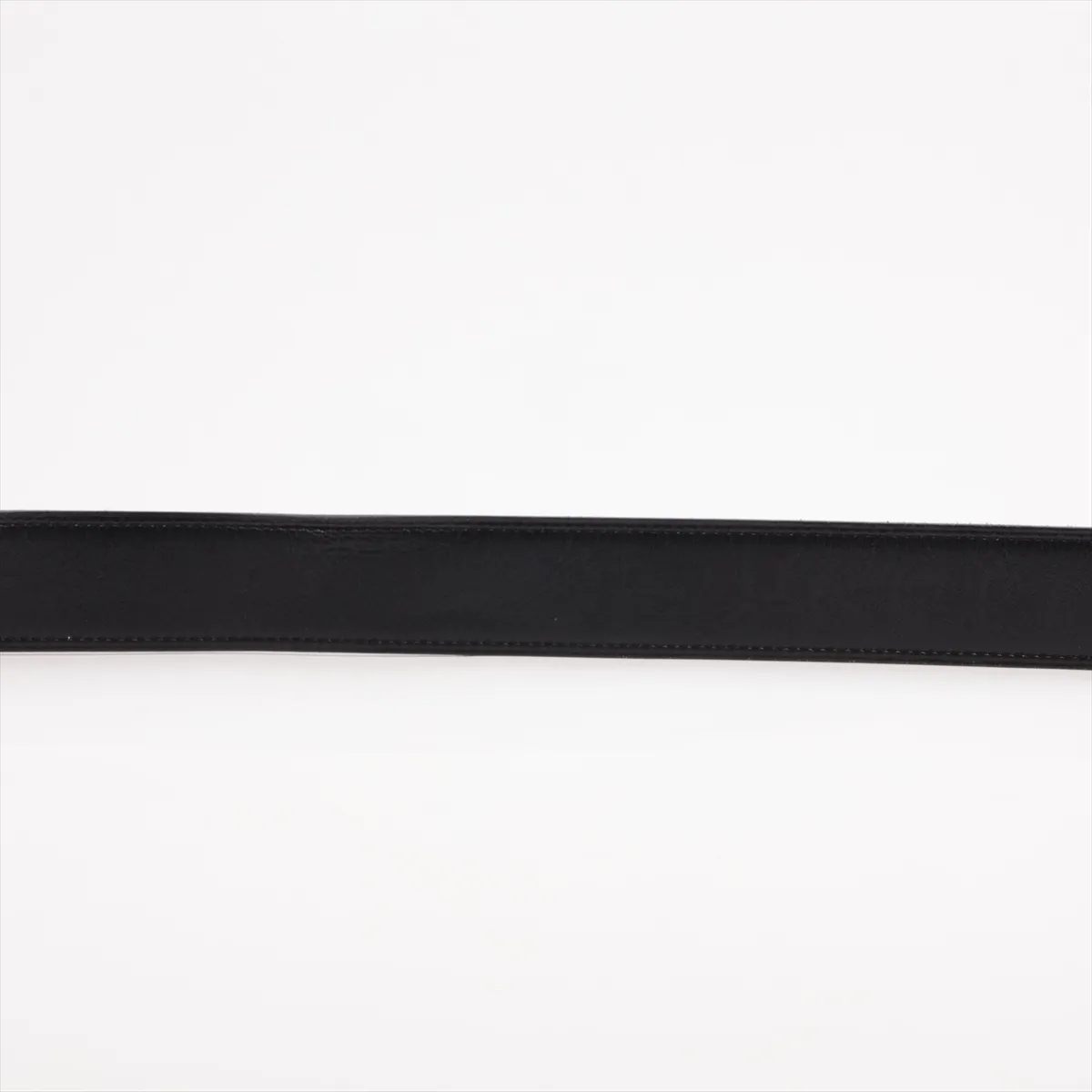 H Belt Q: 2013 Belt 90 Leather x Metal Black x Gray — view 4