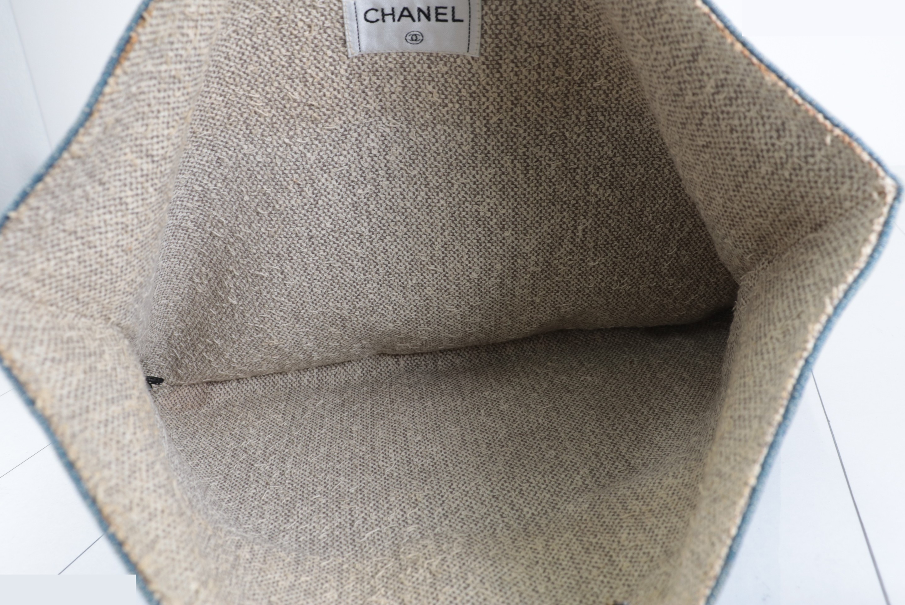 Denim handbag, blue, item number 5. — view 8