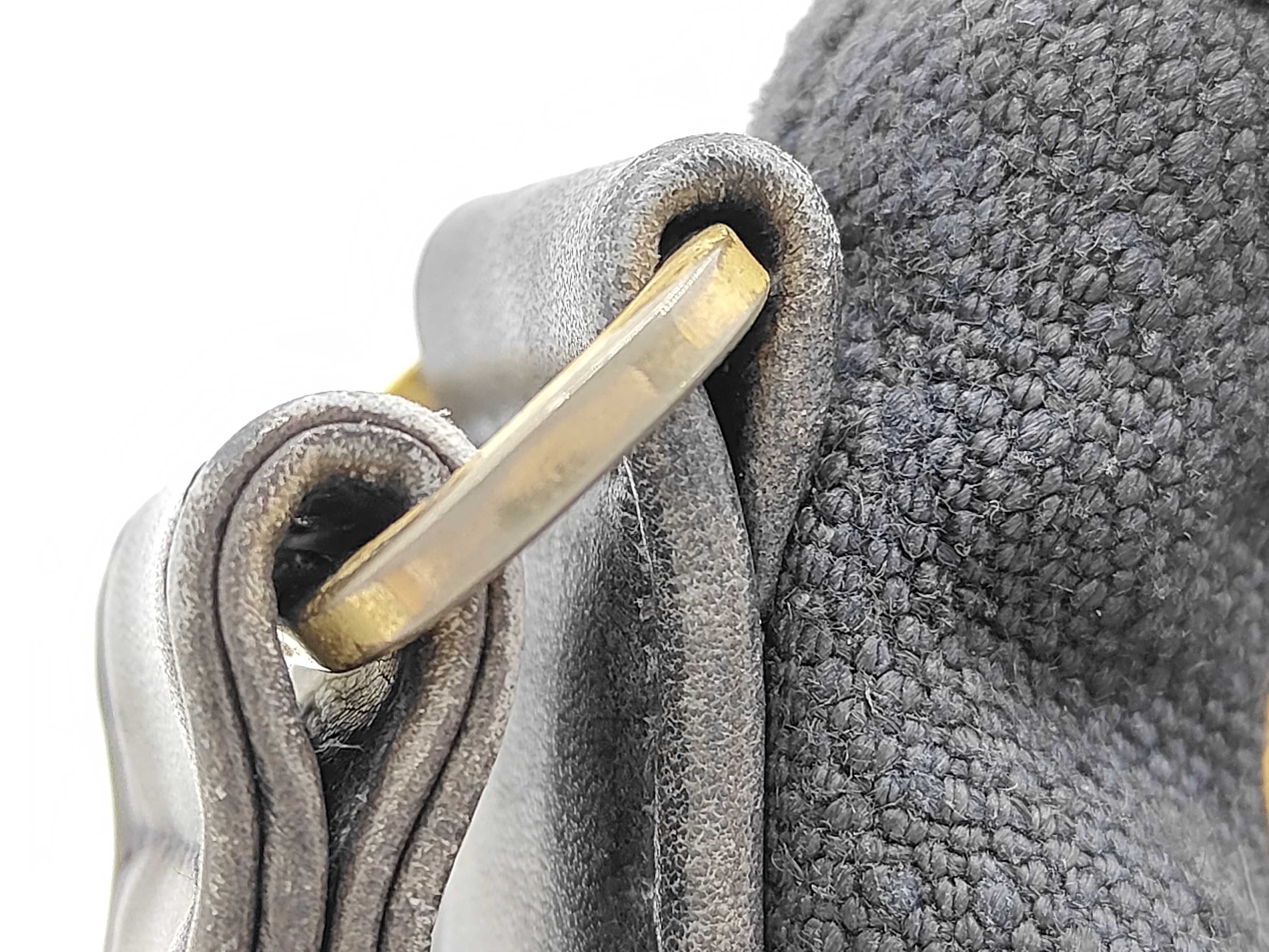 Denim Coco Mark Drawstring Chain Shoulder Bag — view 7