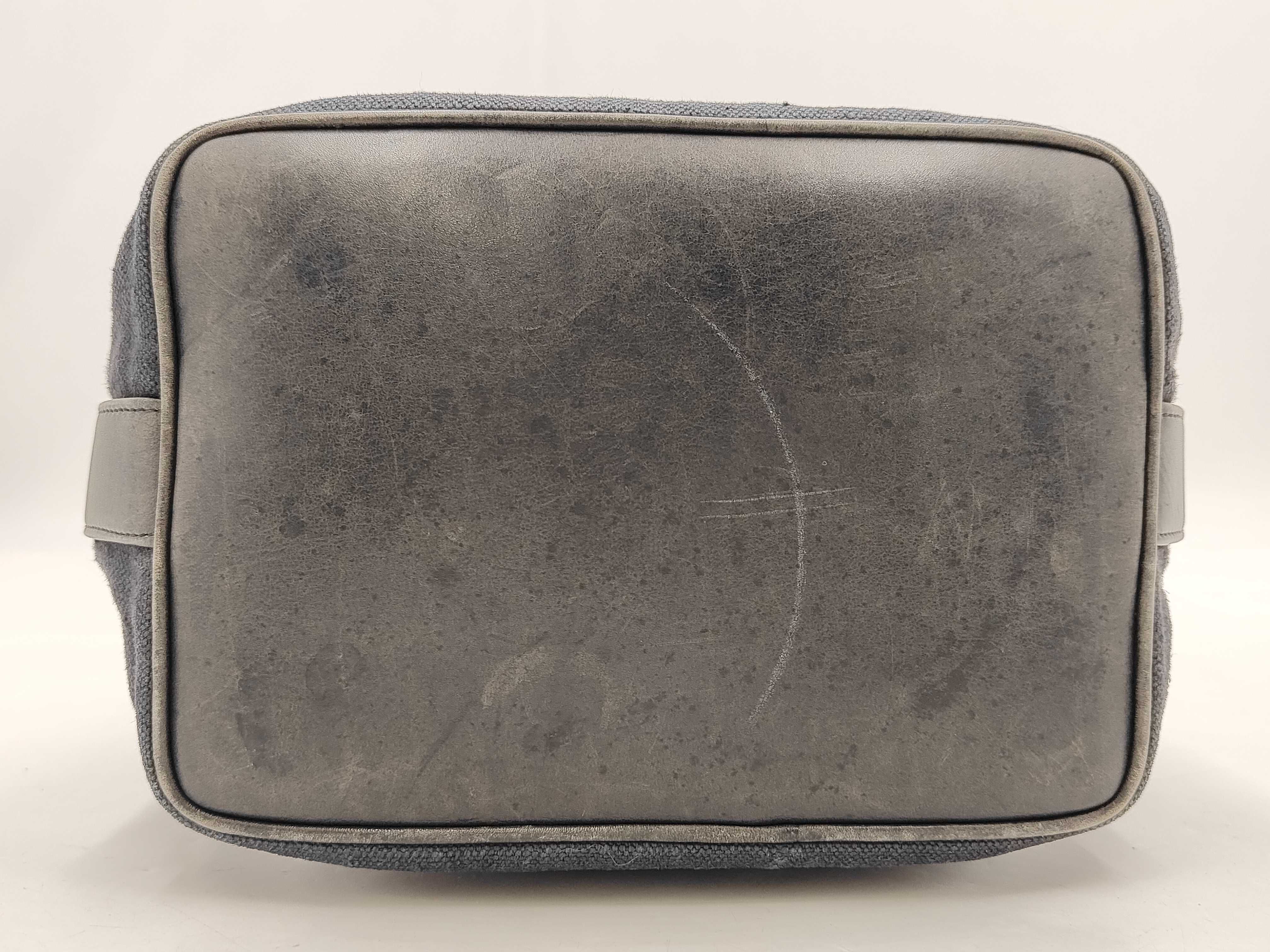 Denim Coco Mark Drawstring Chain Shoulder Bag — view 8