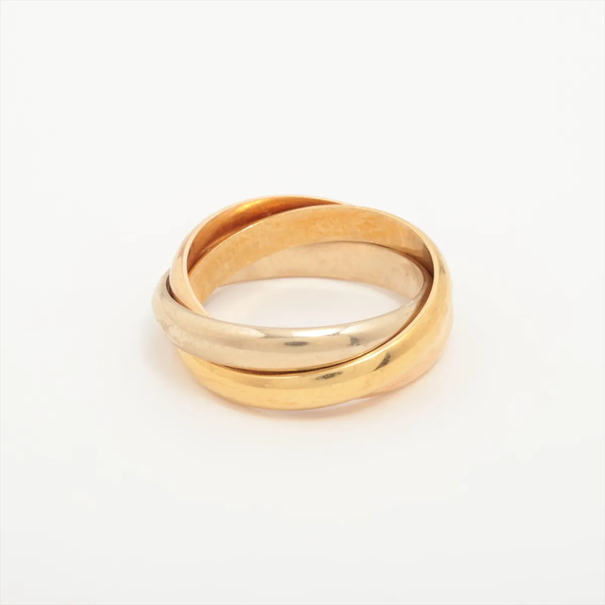 Trinity Ring 750 (Yellow Gold x Pink Gold x White Gold) 9.5g 57 Scratches — view 2