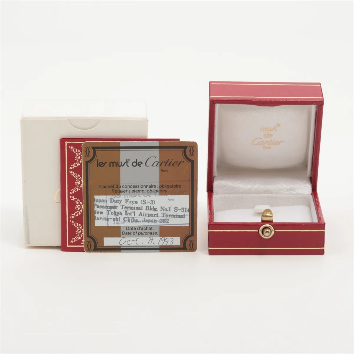 Trinity Ring 750 (Yellow Gold x Pink Gold x White Gold) 9.5g 57 Scratches — view 5