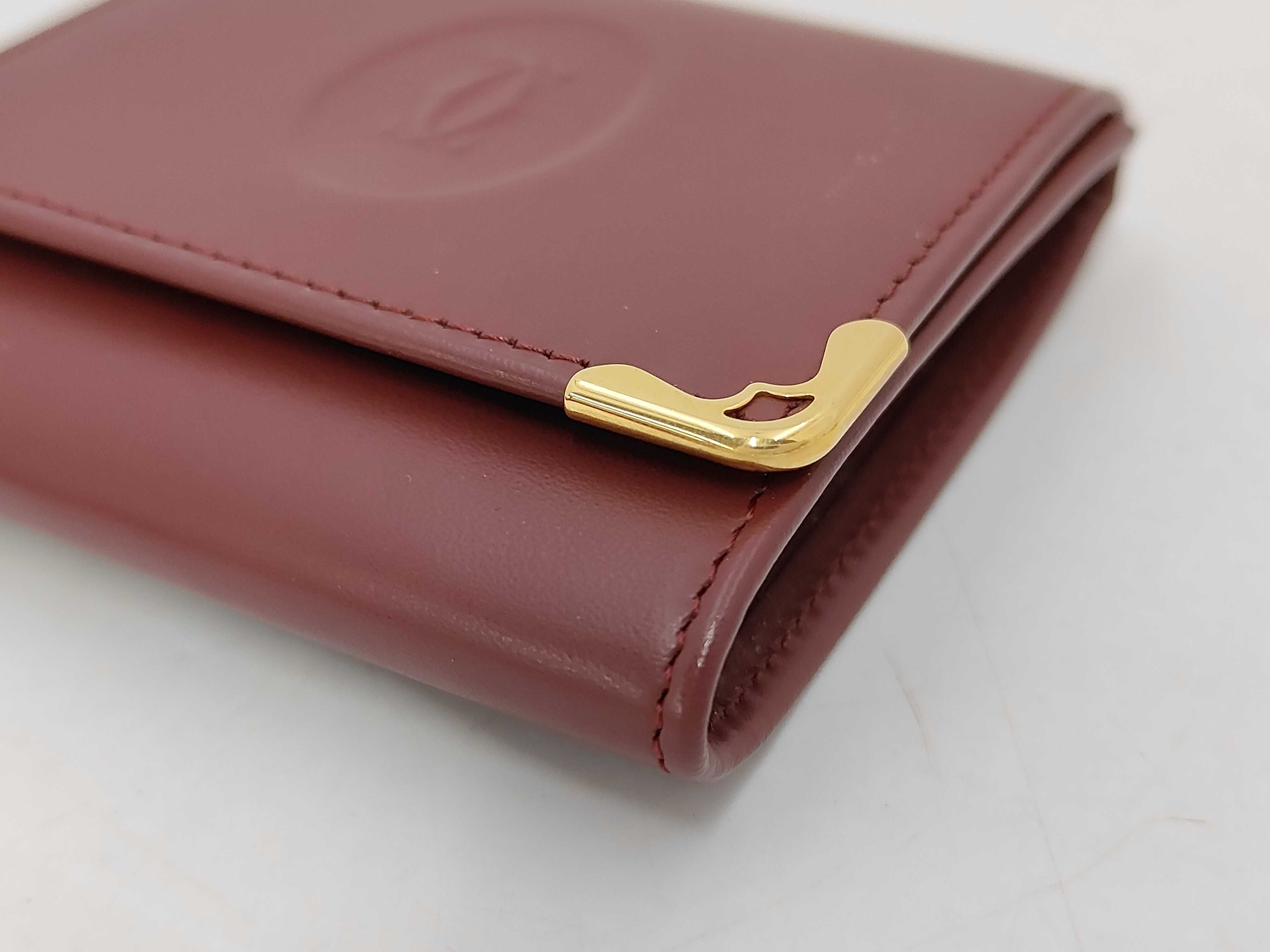 Must Coin Case, Leather, Bordeaux, Mold — view 3