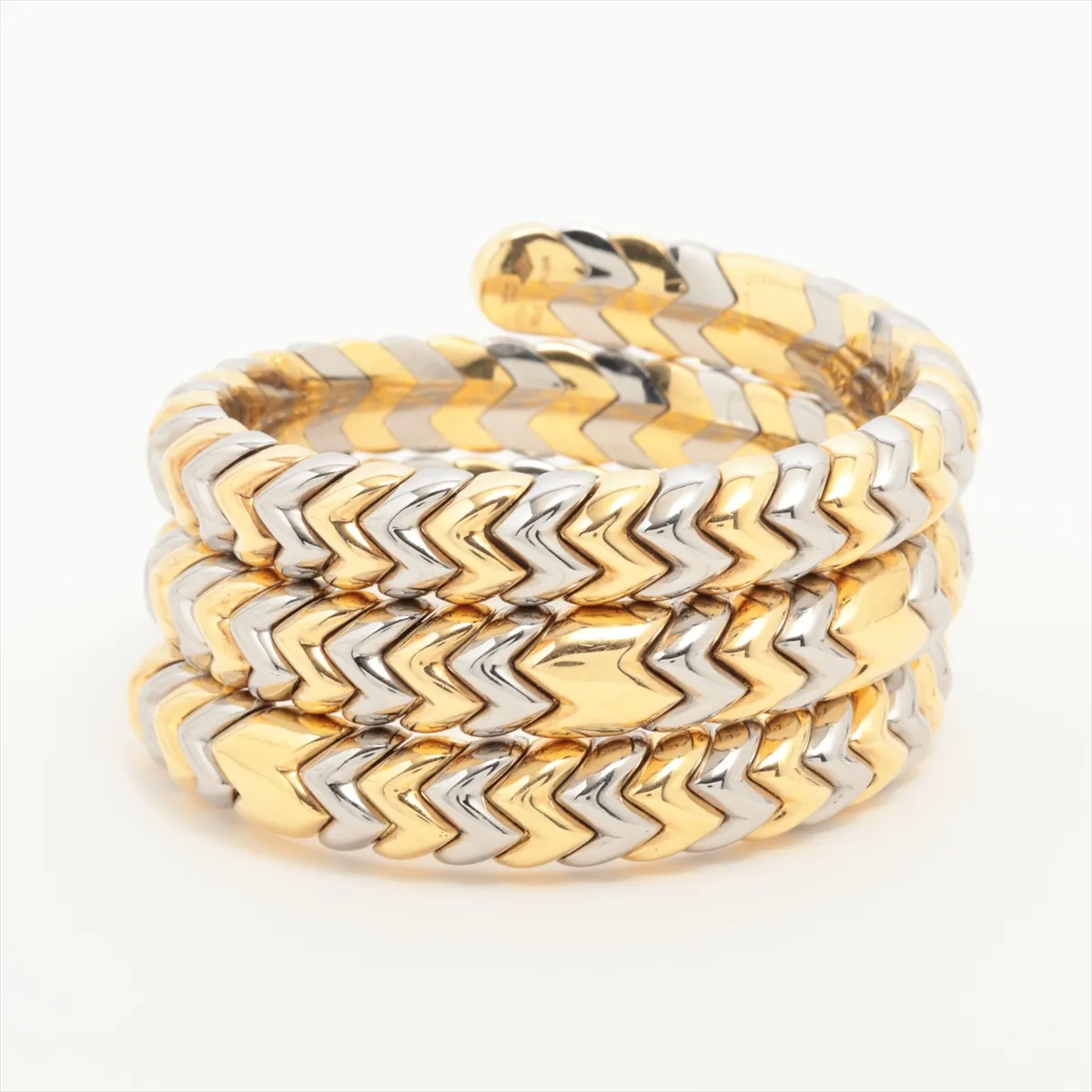 Spiga Bracelet 750(YG)×SS 111.7g Distortion — view 2