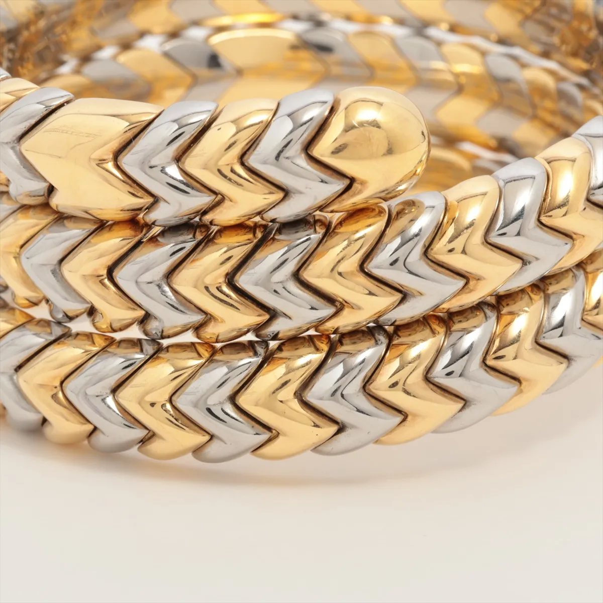 Spiga Bracelet 750(YG)×SS 111.7g Distortion — view 3