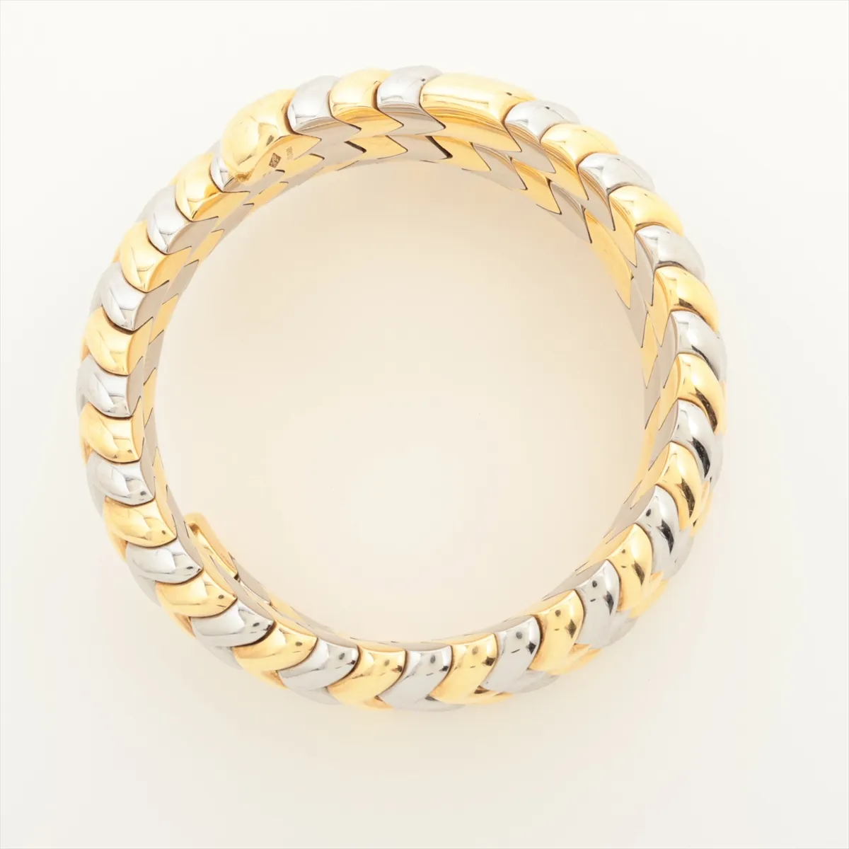 Spiga Bracelet 750(YG)×SS 111.7g Distortion — view 6