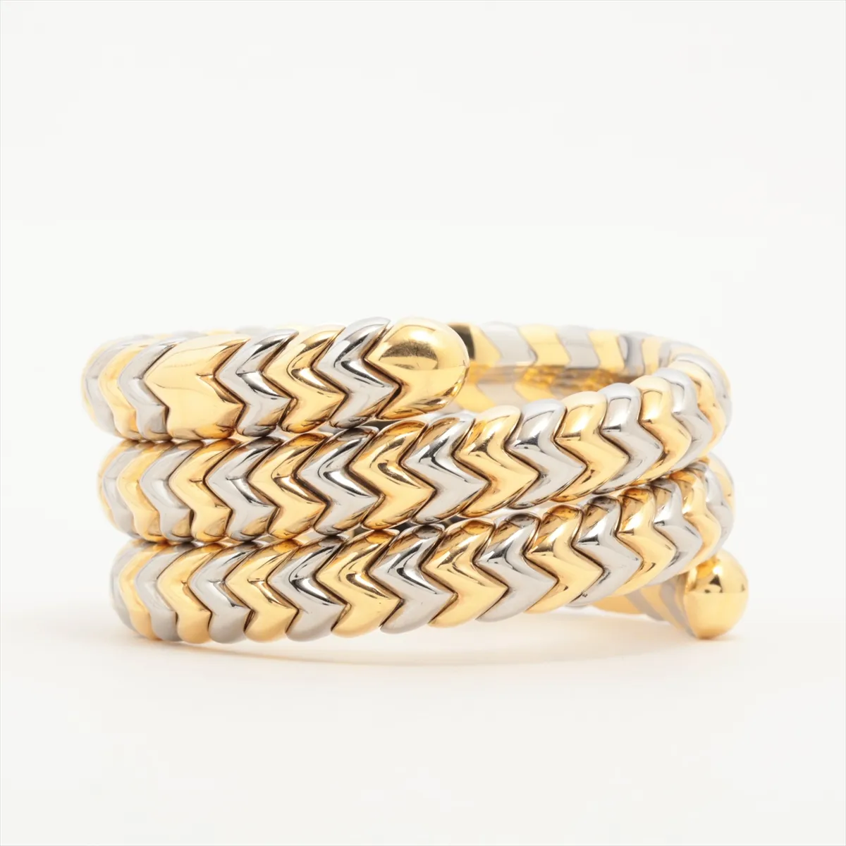 Spiga Bracelet 750(YG)×SS 111.7g Distortion — view 7