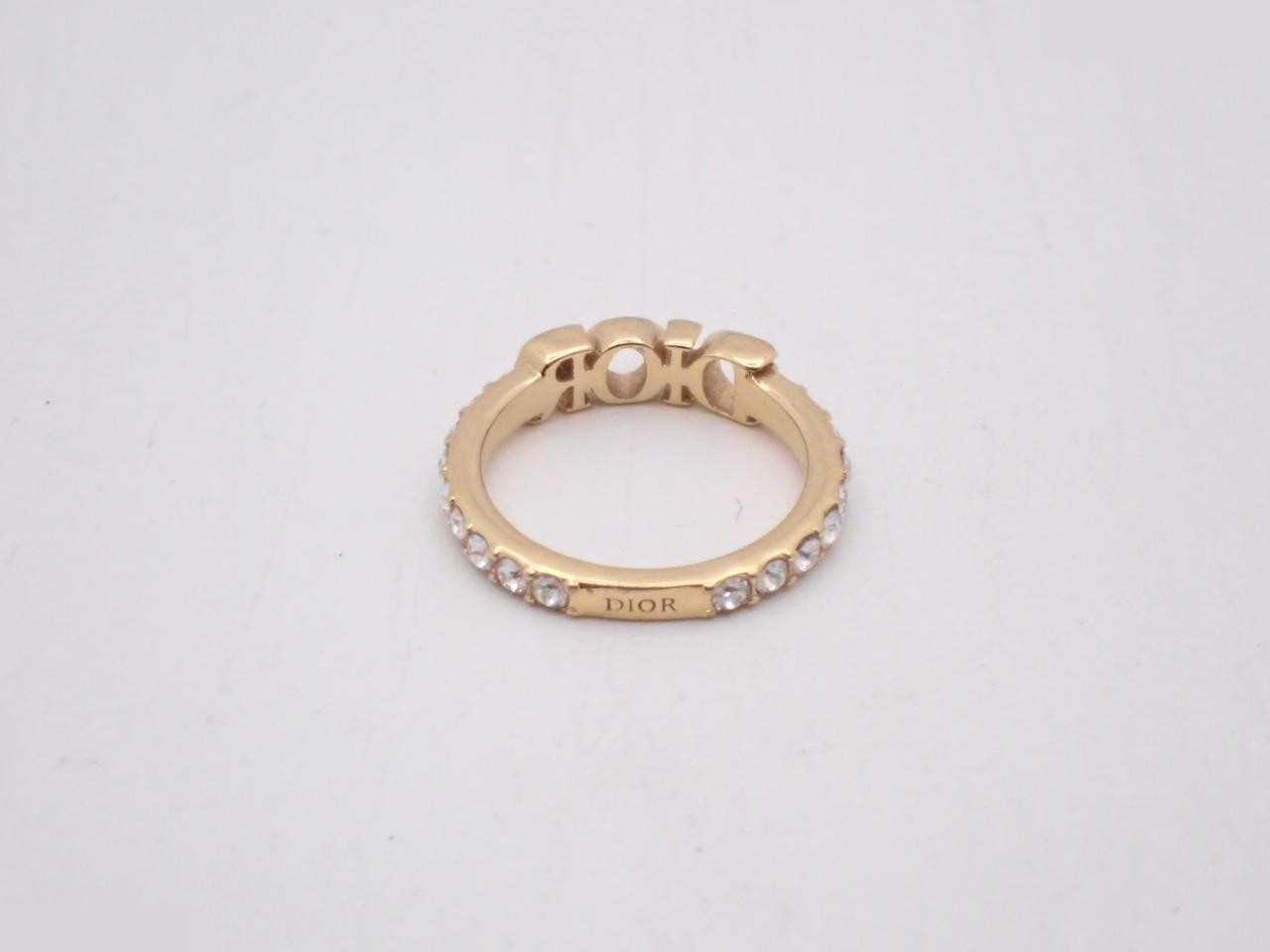 logo ring, gold, size #12 — view 2