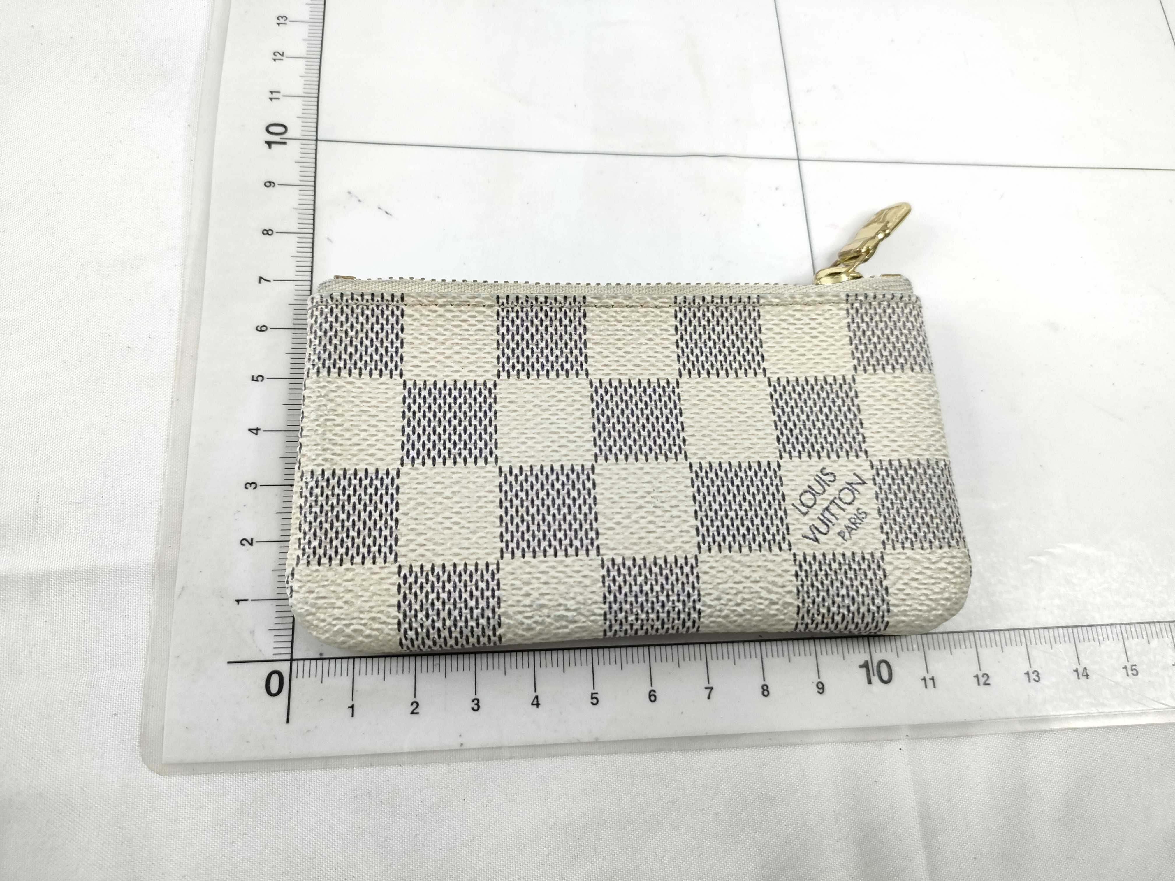 Damier Azur Pochette Clé Coin Case — view 2
