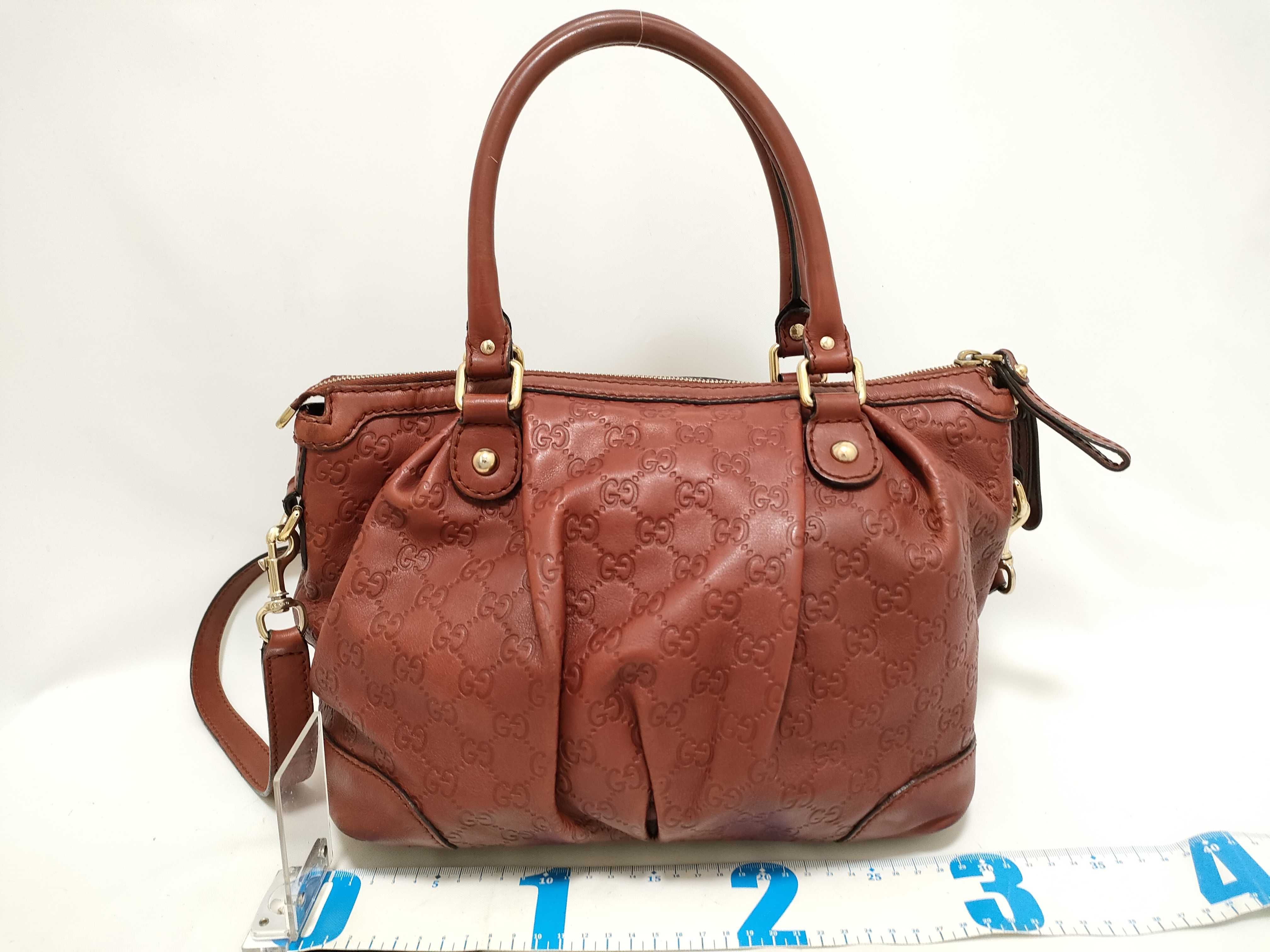 Guccissima GG Shoulder Bag Handbag 2-way Leather 247902 Shoulder Bag — view 2