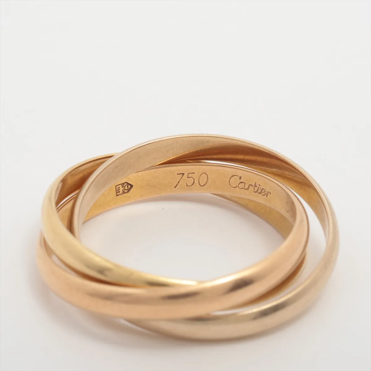 Trinity Ring 750(YG×PG×WG) 5.0g 53 GK367 — view 3