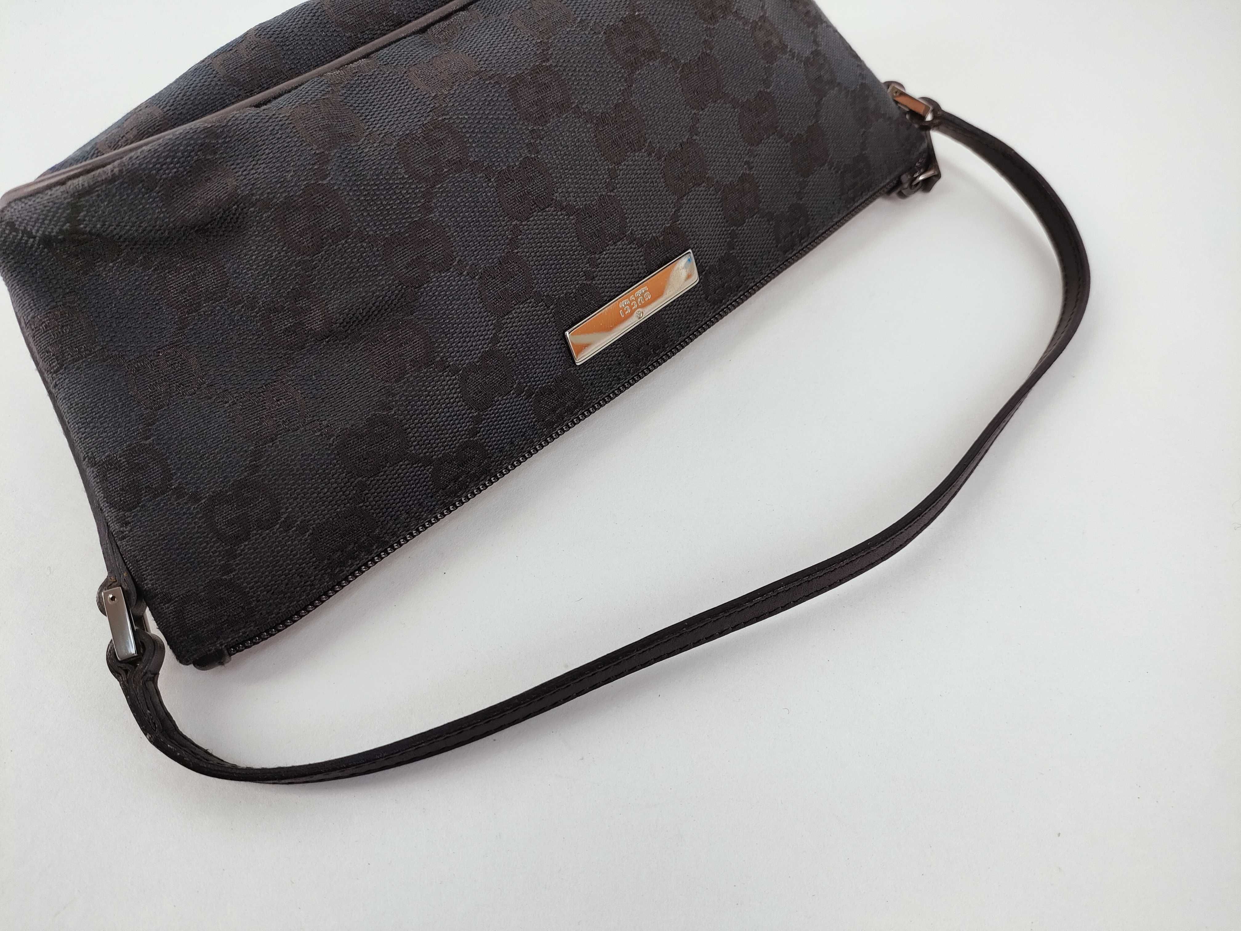 GG Canvas Accessory Pouch — view 3