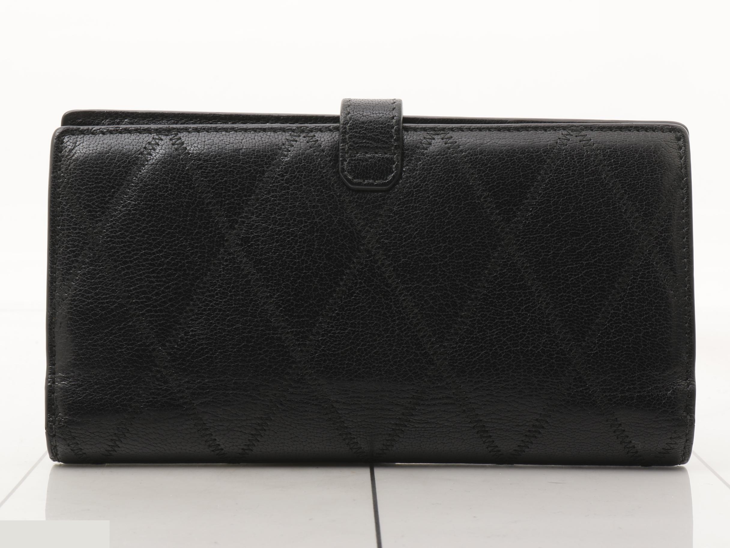 long wallet, quilted. — view 2