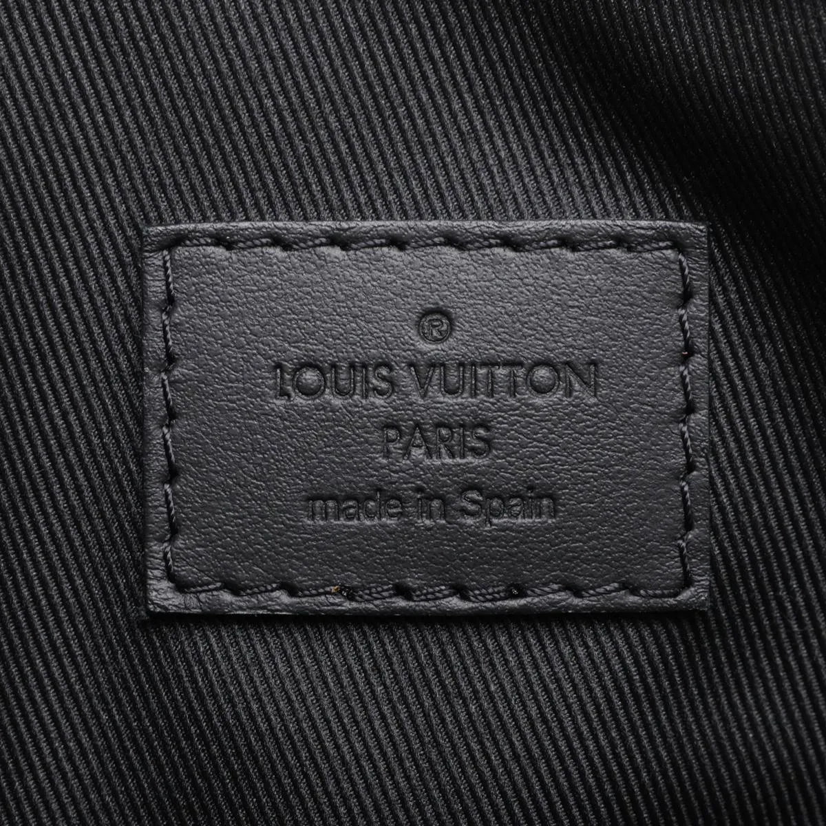 LV Aerogram Takeoff Tote M57308 Black (RFID detected) — view 11