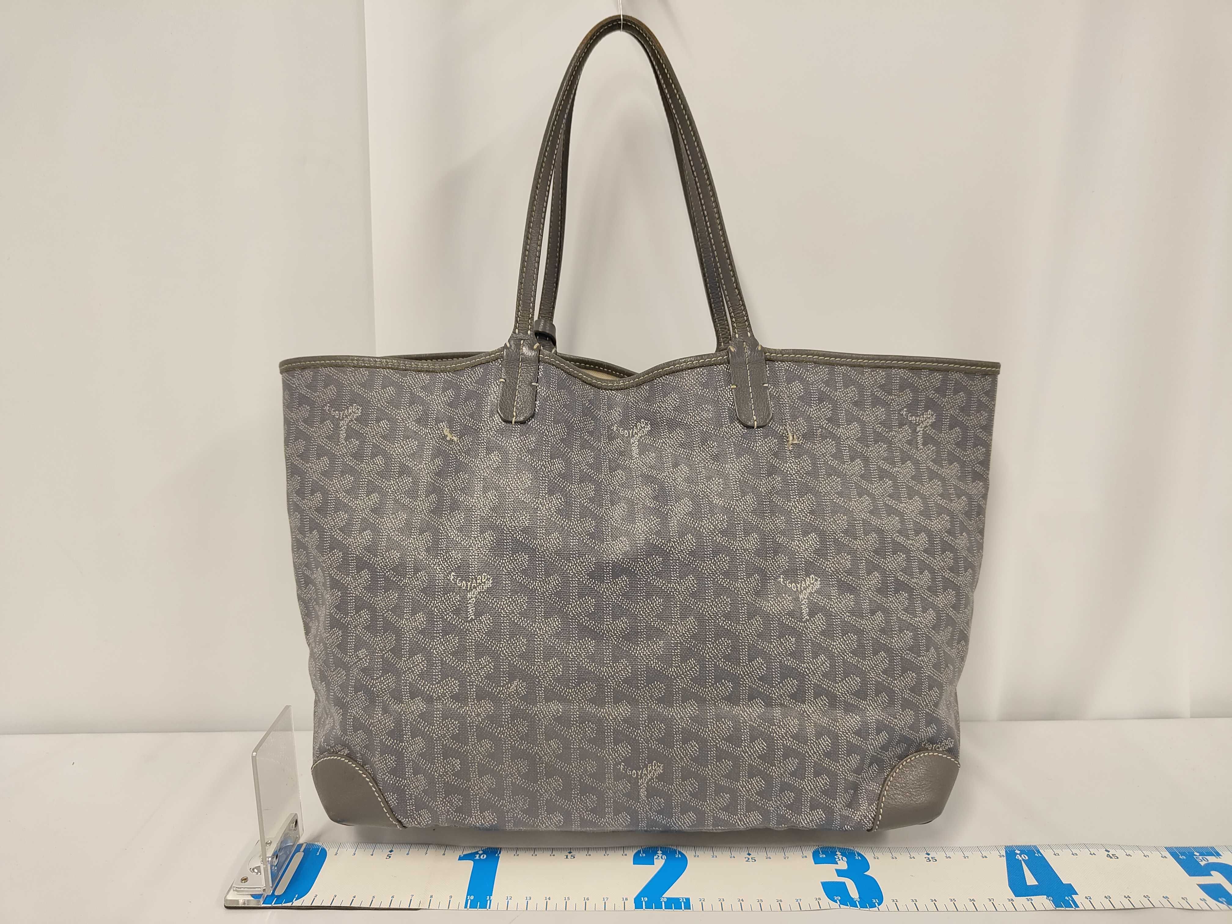 Saint Louis PM Grey Tote Bag with Pouch — view 2