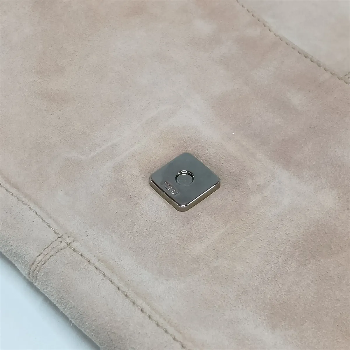 Mamma Bucket Suede x Leather Shoulder Bag Pink — view 15