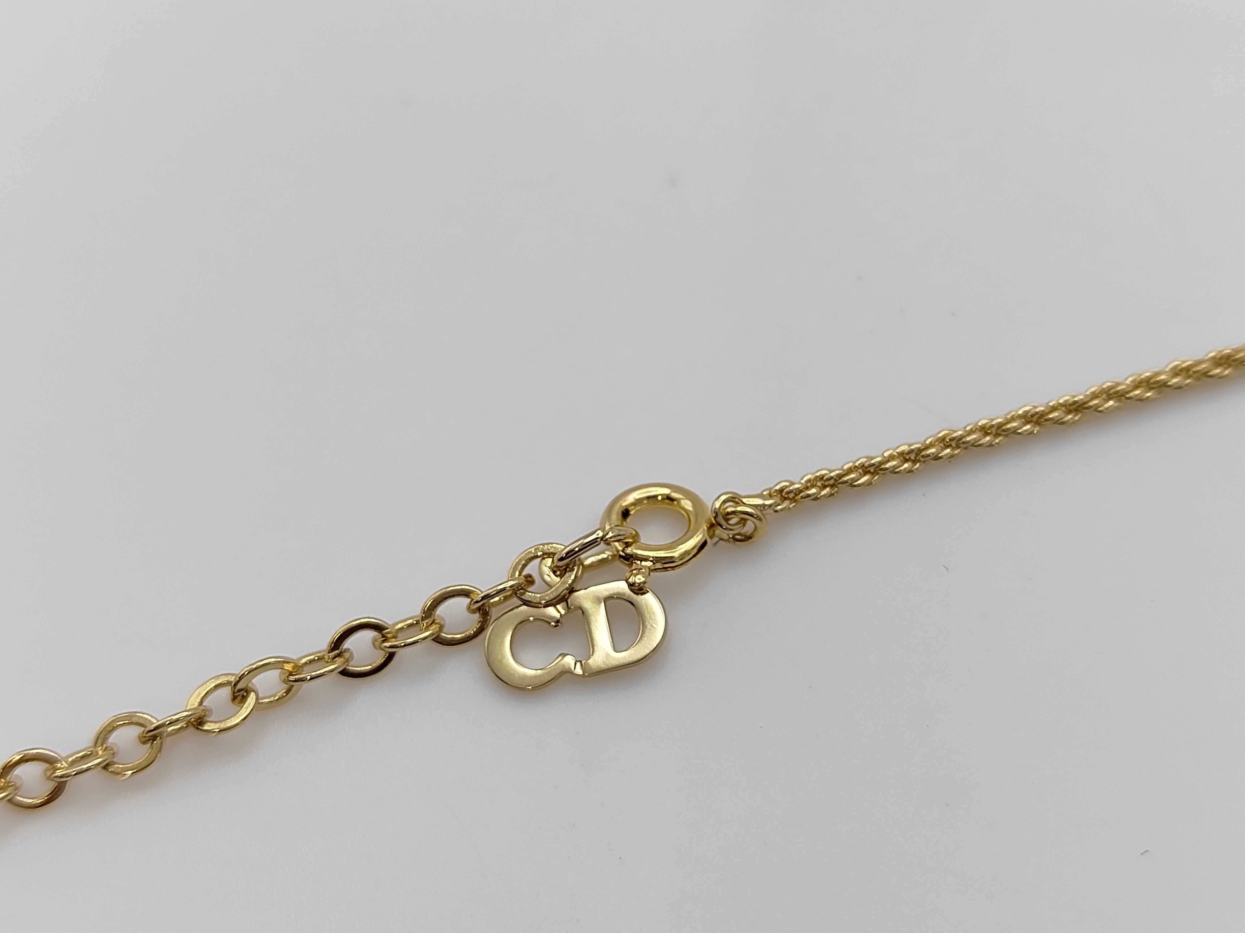 Christian Dio Earrings & Necklace Set (Gold) - Accessory Collection (Accessories) — view 4