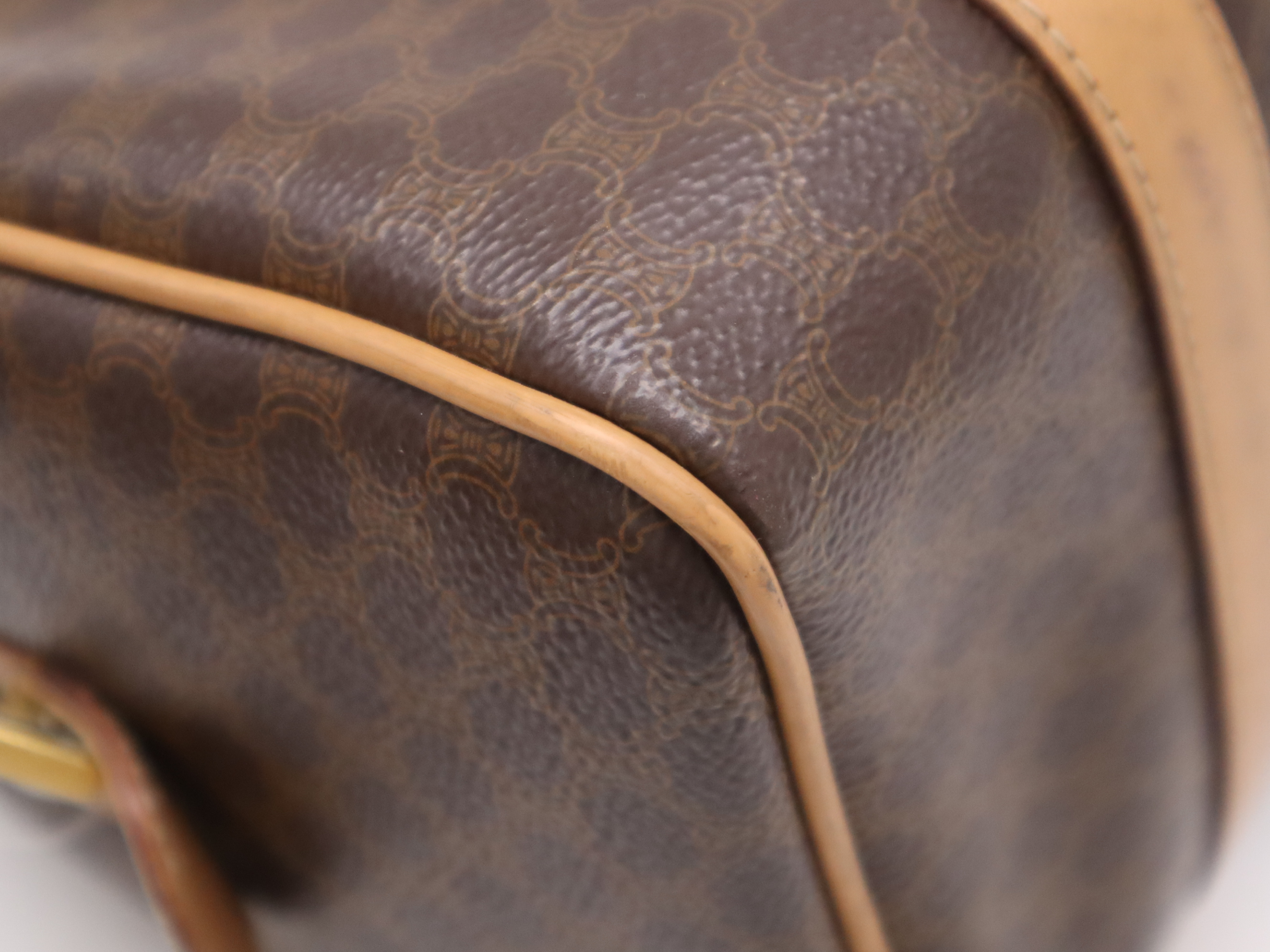 PVC Macadam Handbag Brown Handbag — view 11