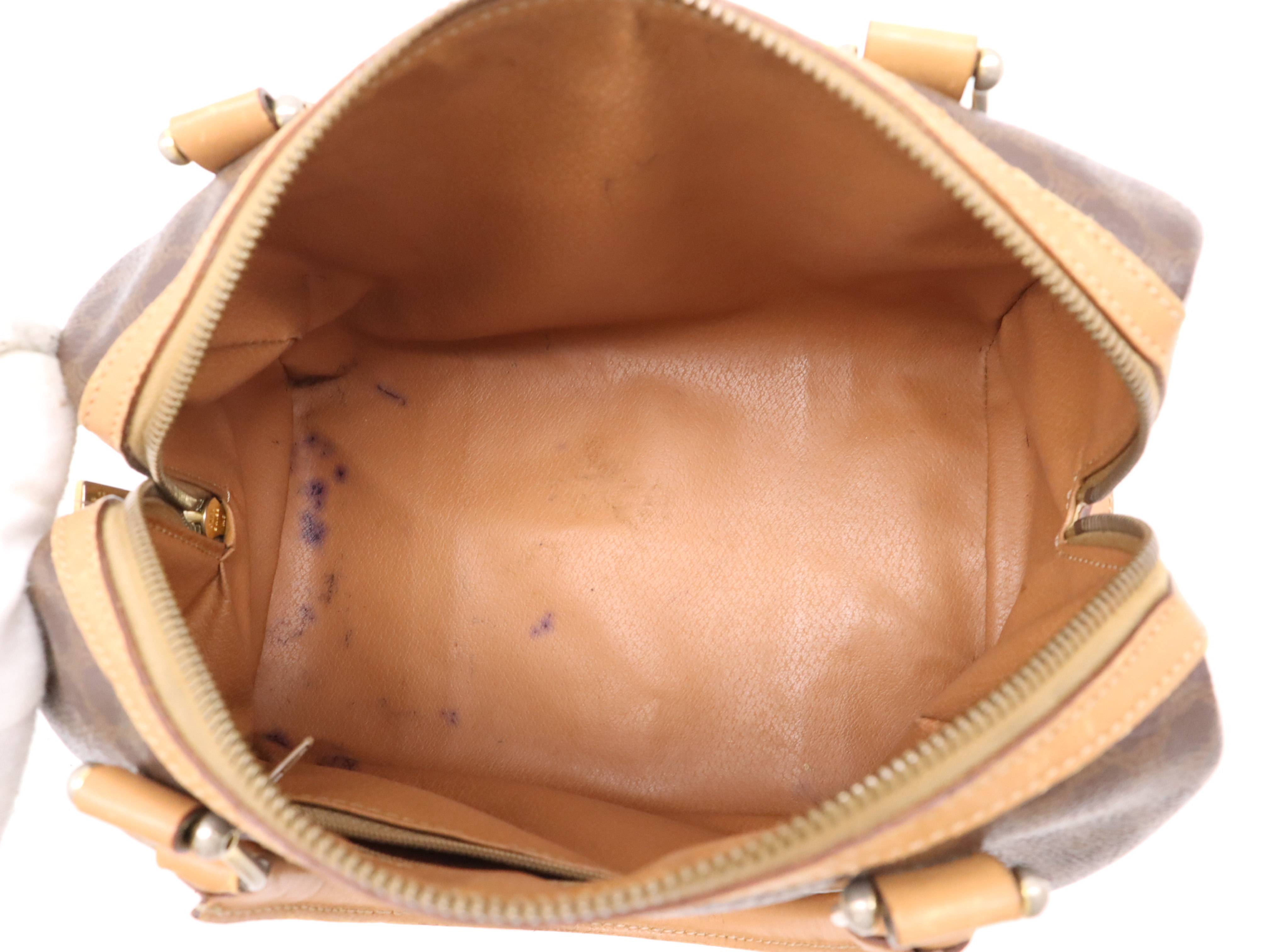 PVC Macadam Handbag Brown Handbag — view 12