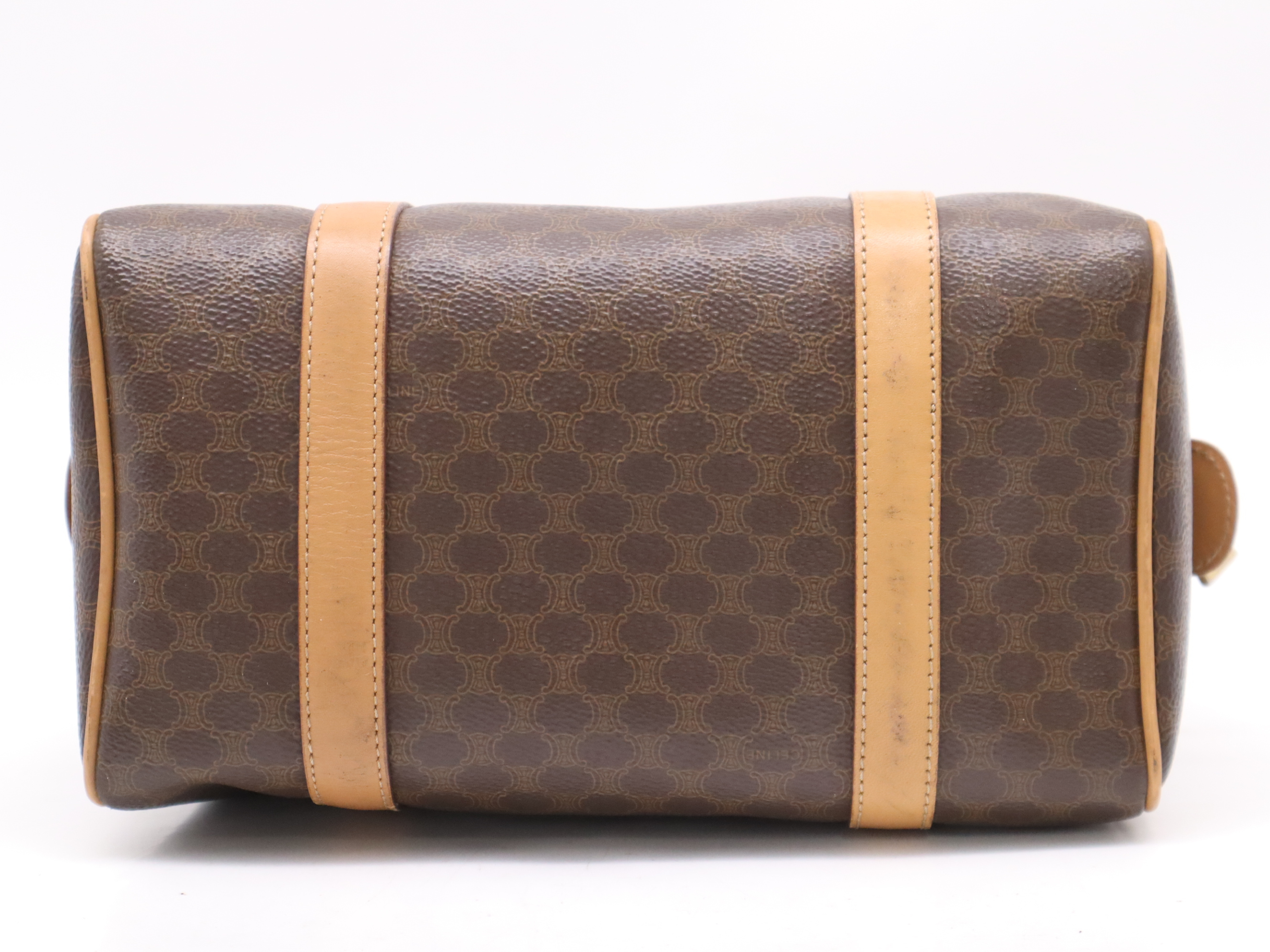 PVC Macadam Handbag Brown Handbag — view 4