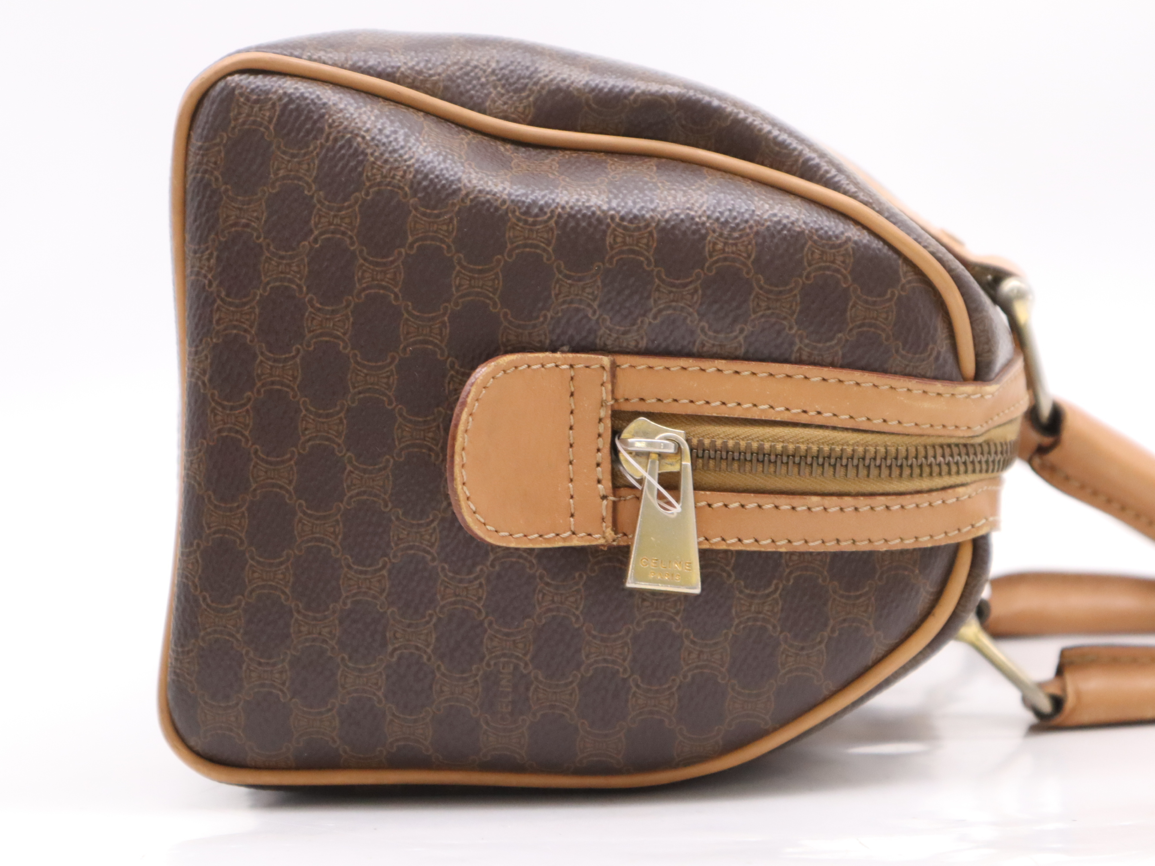 PVC Macadam Handbag Brown Handbag — view 5