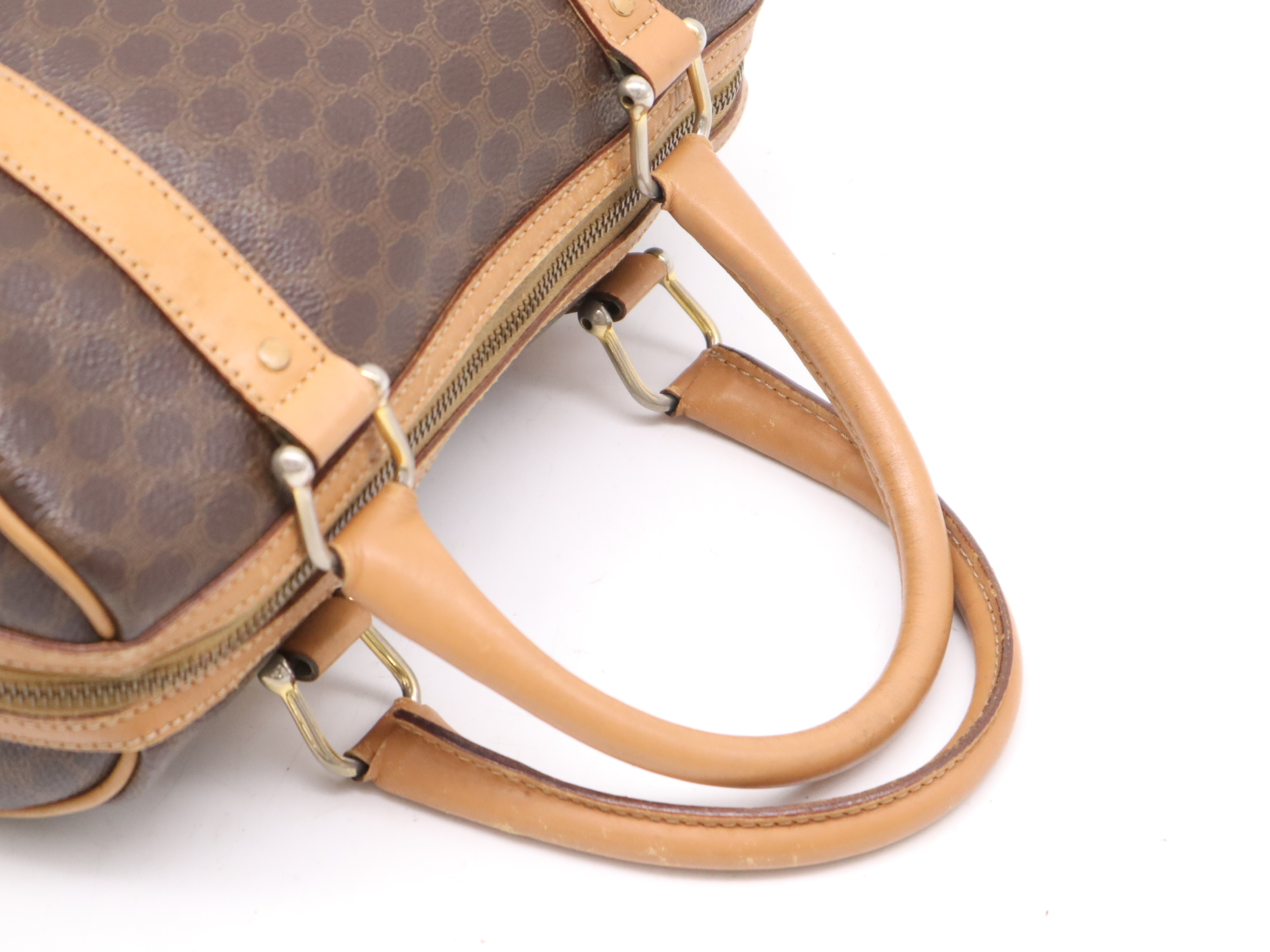 PVC Macadam Handbag Brown Handbag — view 6