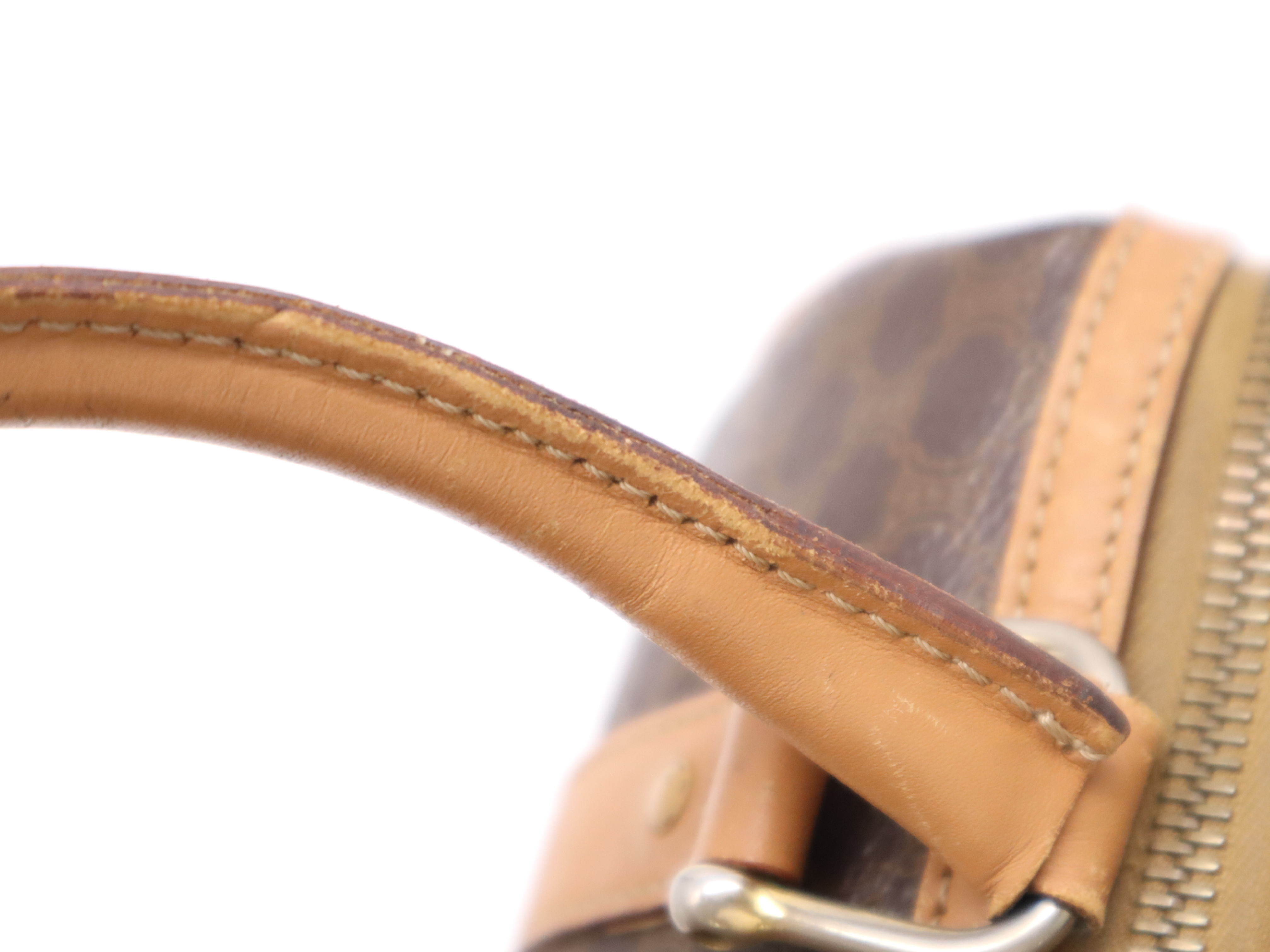PVC Macadam Handbag Brown Handbag — view 9