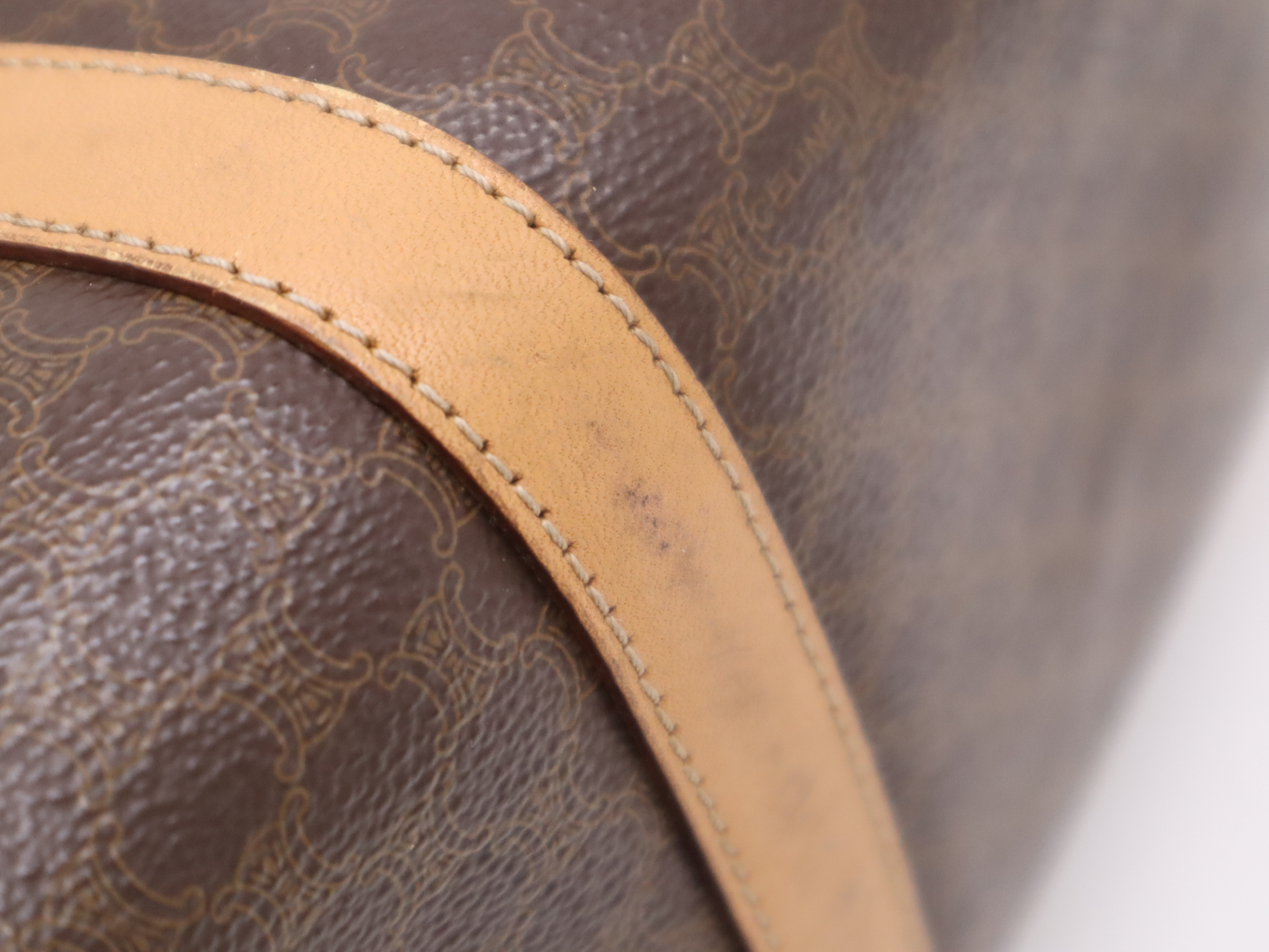 PVC Macadam Handbag Brown Handbag — view 10