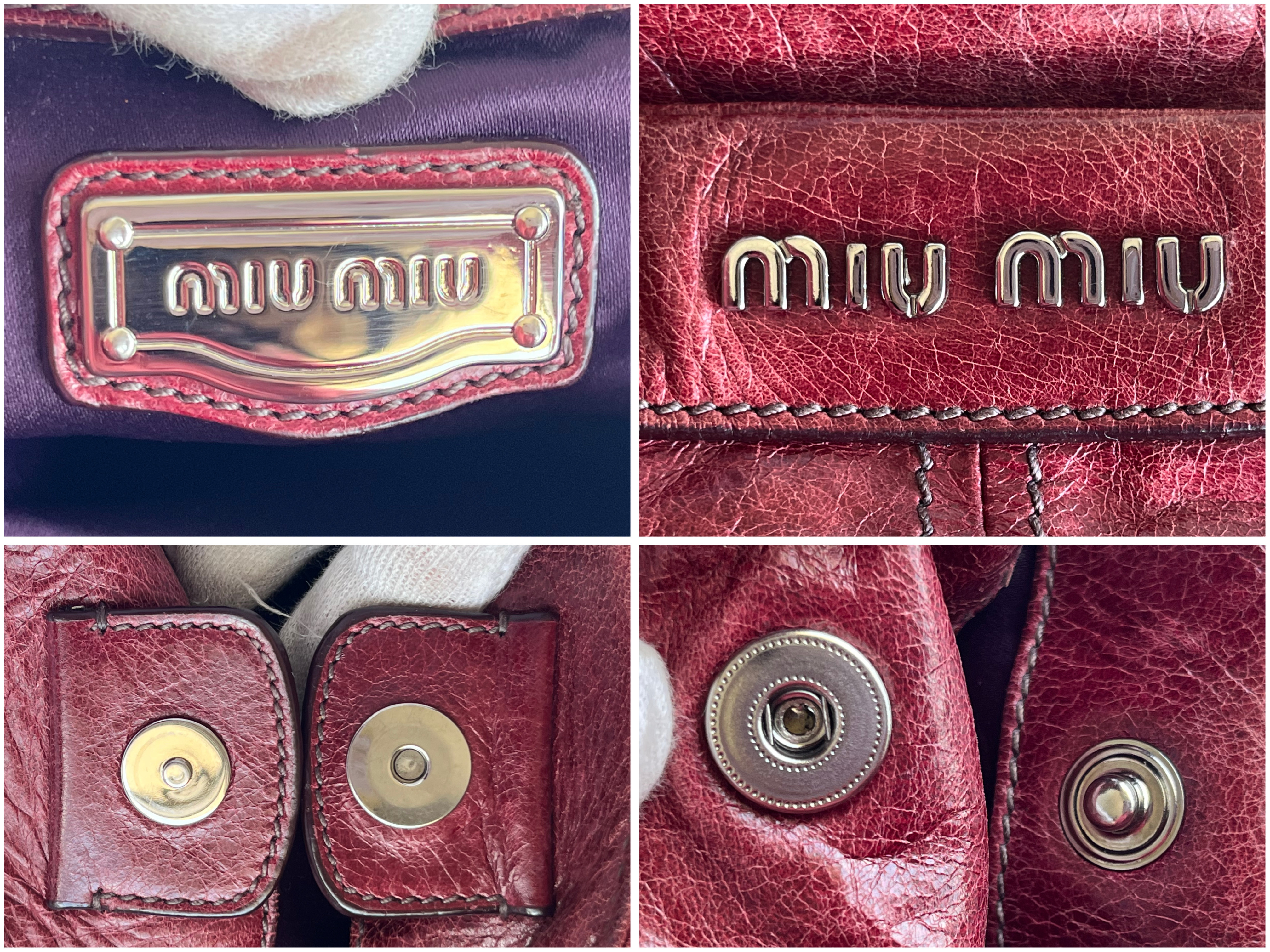 Vitello Luxe Red Burgundy One-Shoulder Bag — view 14