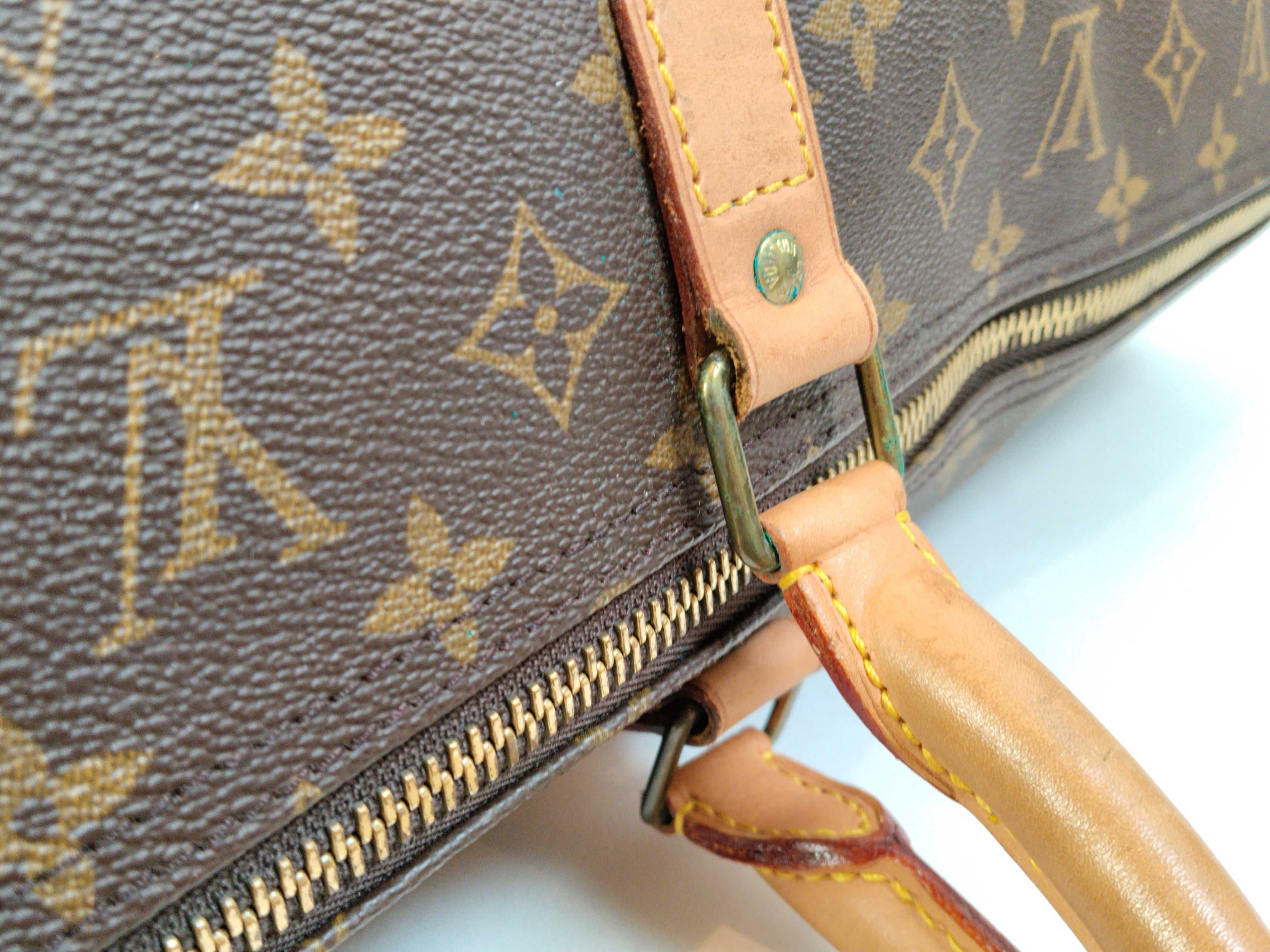 Monogram Vuitton Keepall Monogram Boston Bag — view 6
