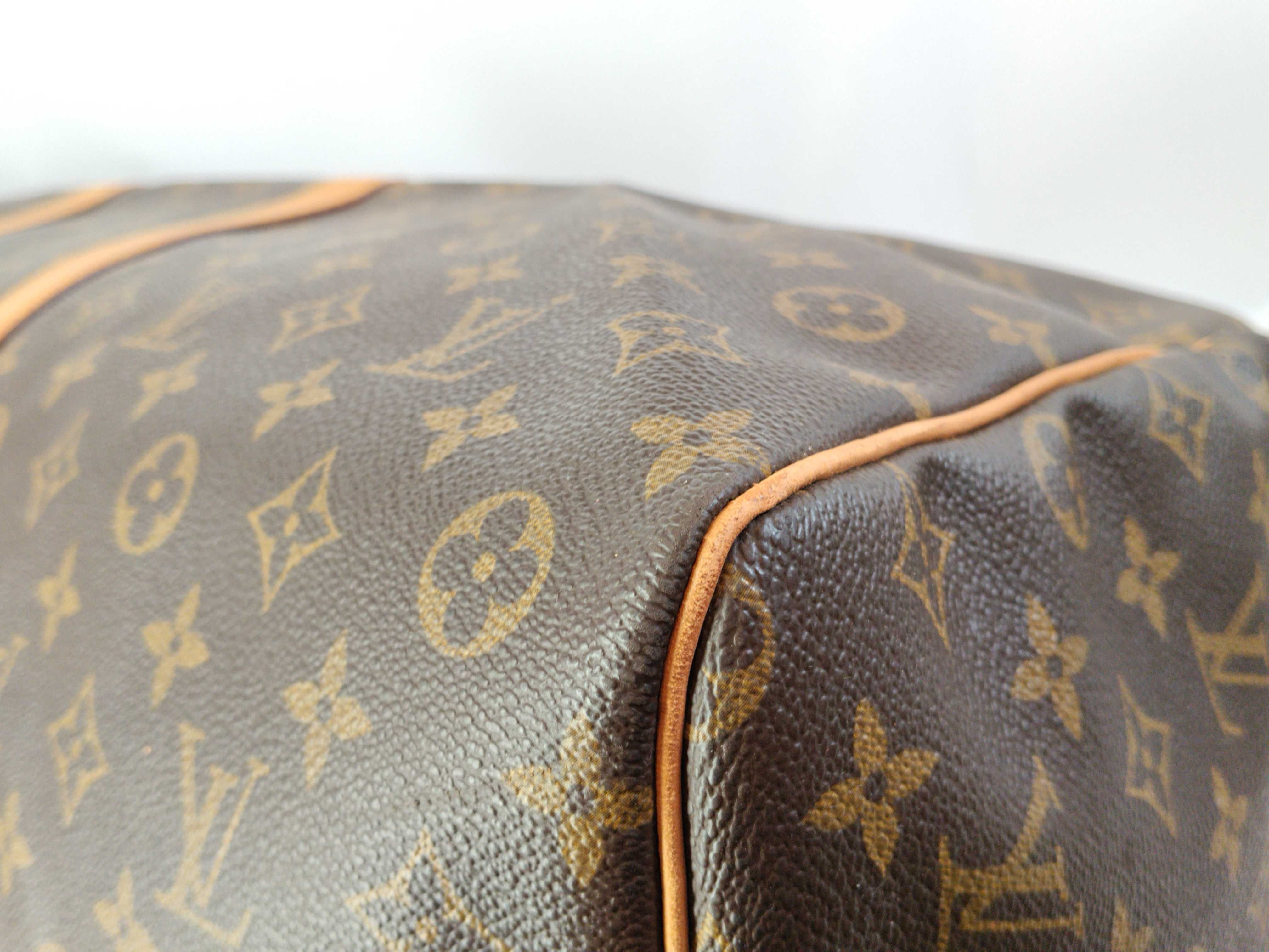 Monogram Vuitton Keepall Monogram Boston Bag — view 7