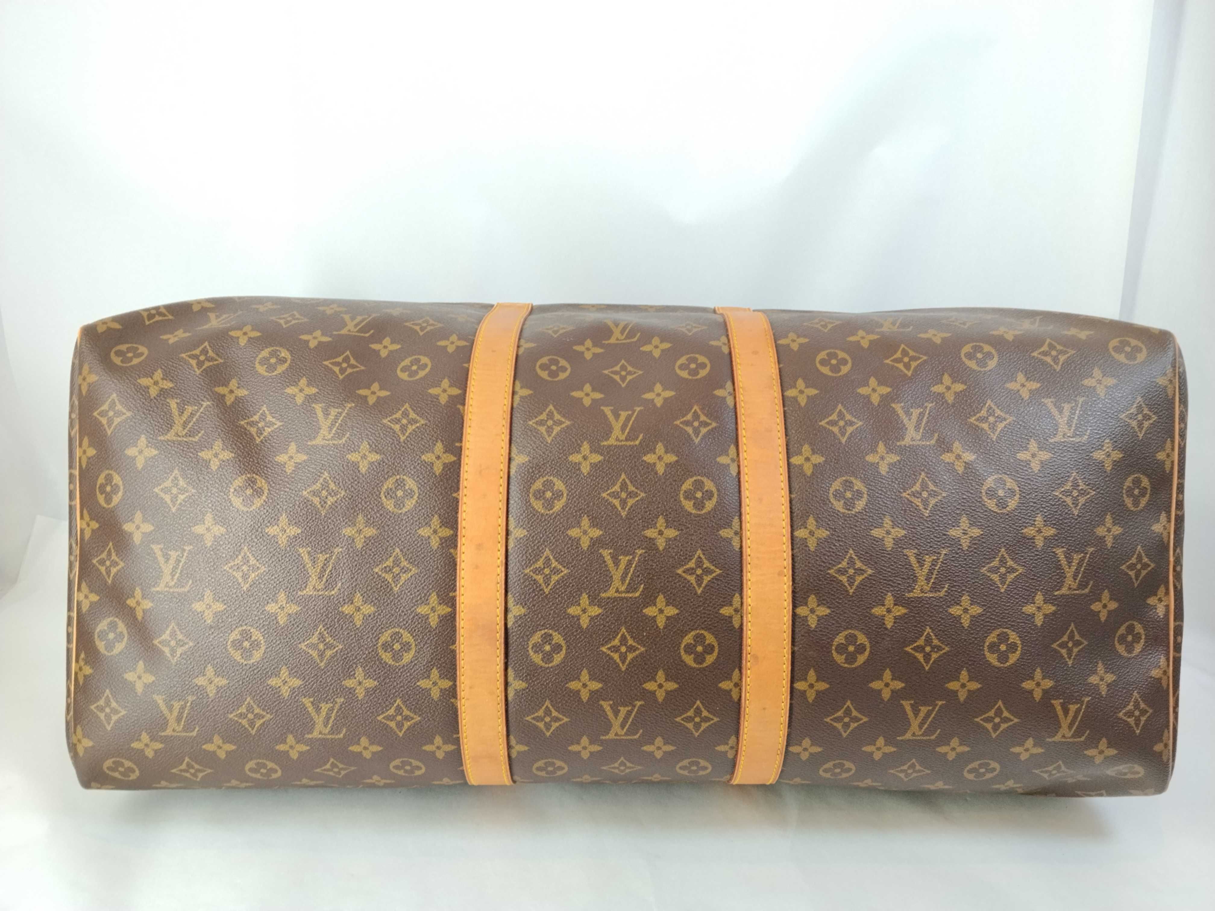 Monogram Vuitton Keepall Monogram Boston Bag — view 8