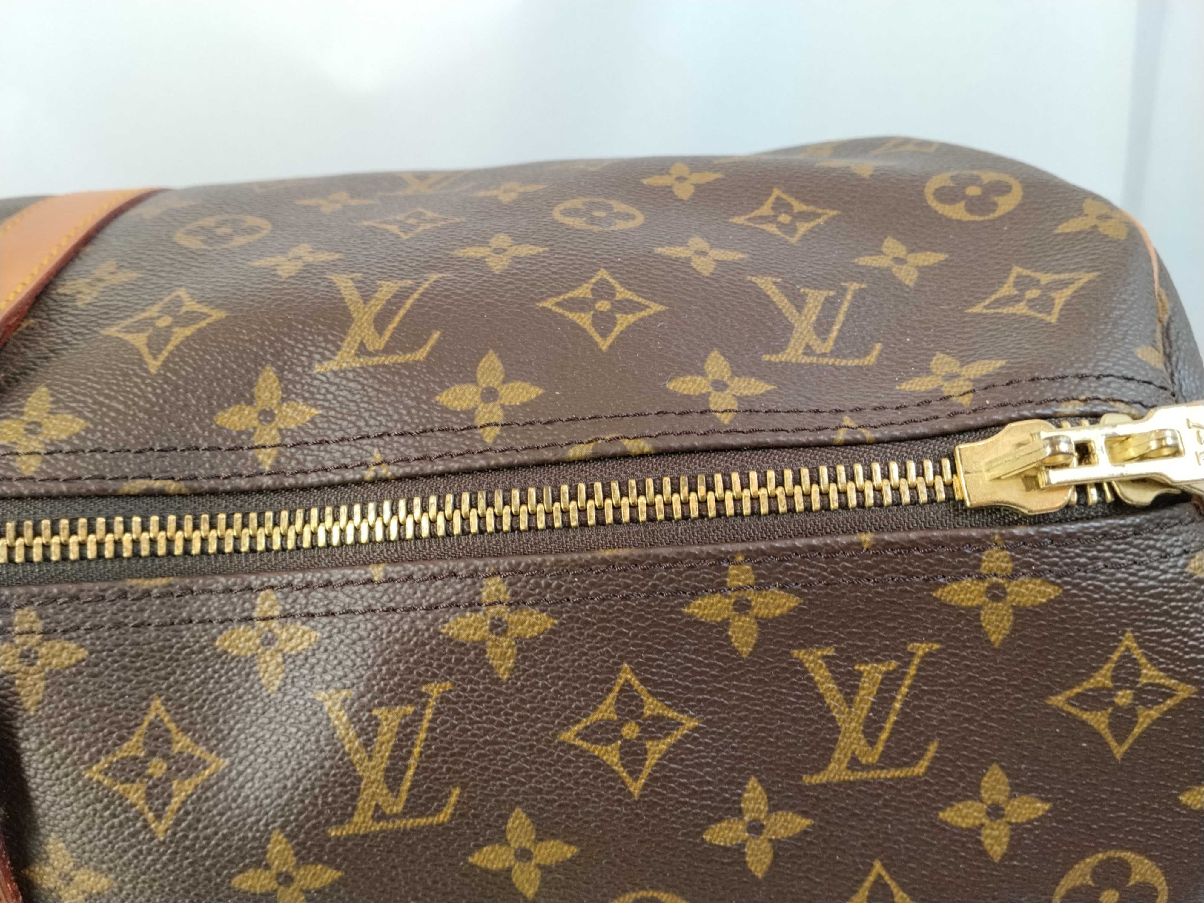 Monogram Vuitton Keepall Monogram Boston Bag — view 9