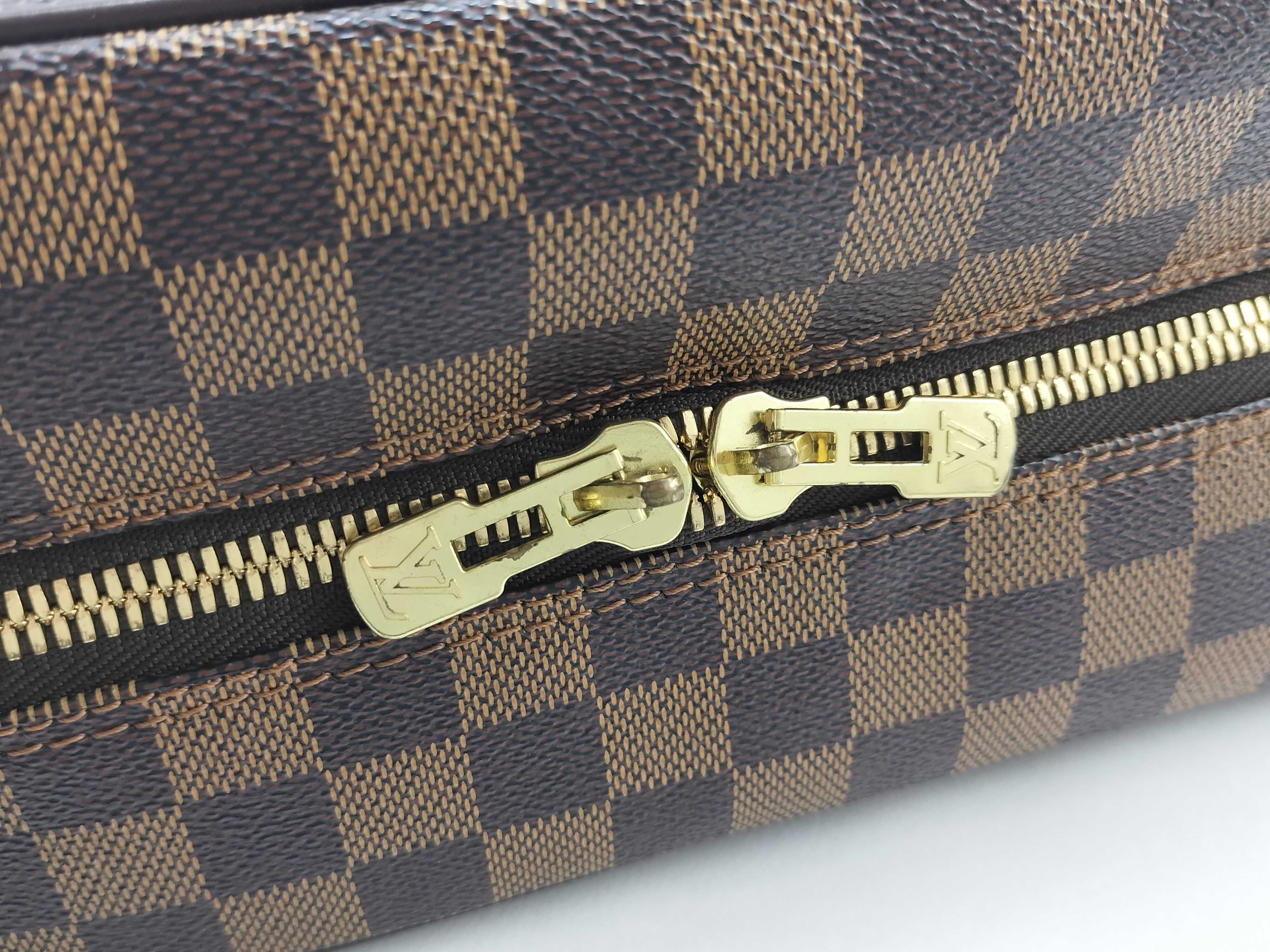 Damier PH- Damier Olaf GM N41440 Brown Messenger Bag Canvas Shoulder Bag — view 12