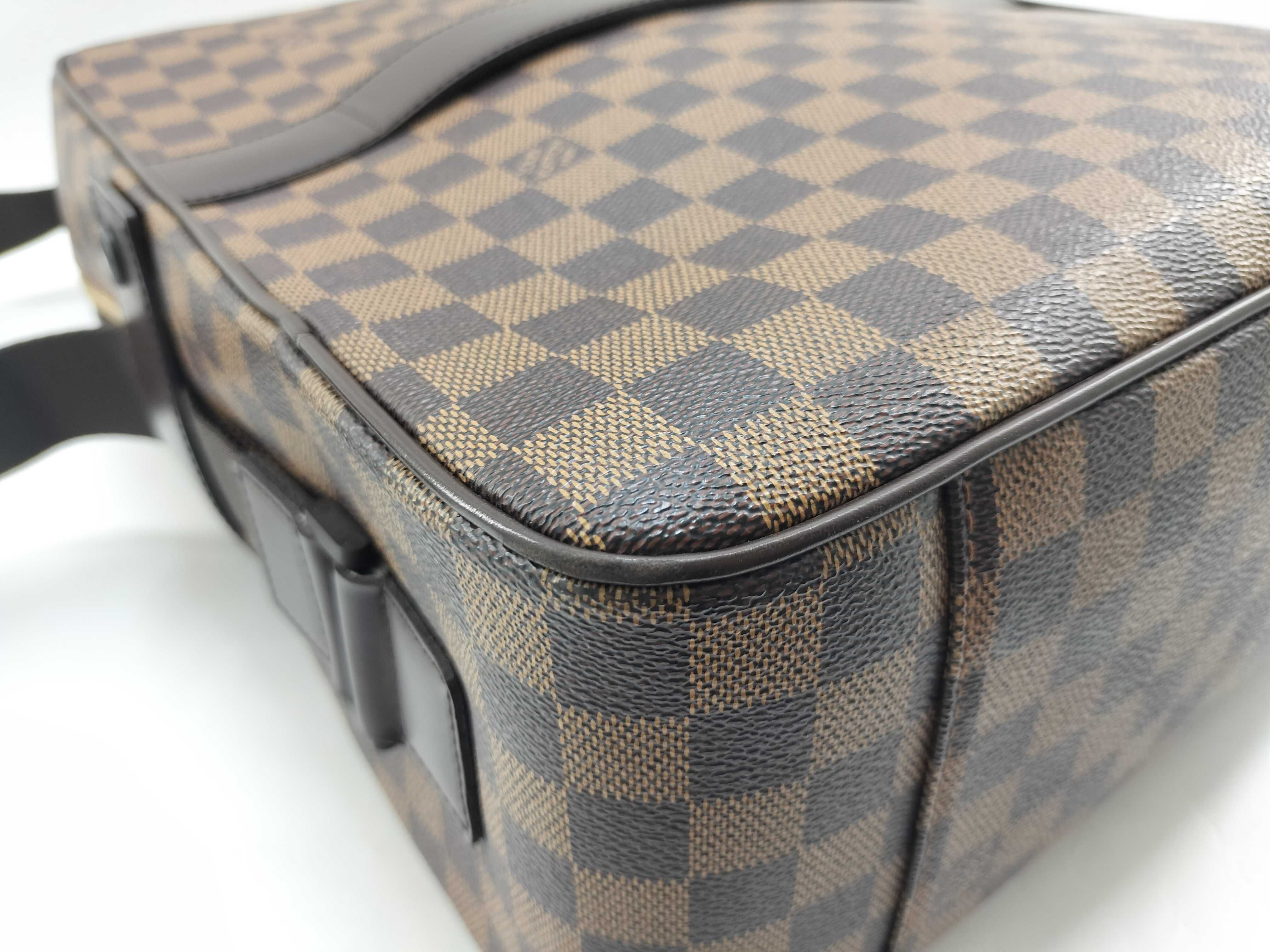 Damier PH- Damier Olaf GM N41440 Brown Messenger Bag Canvas Shoulder Bag — view 5