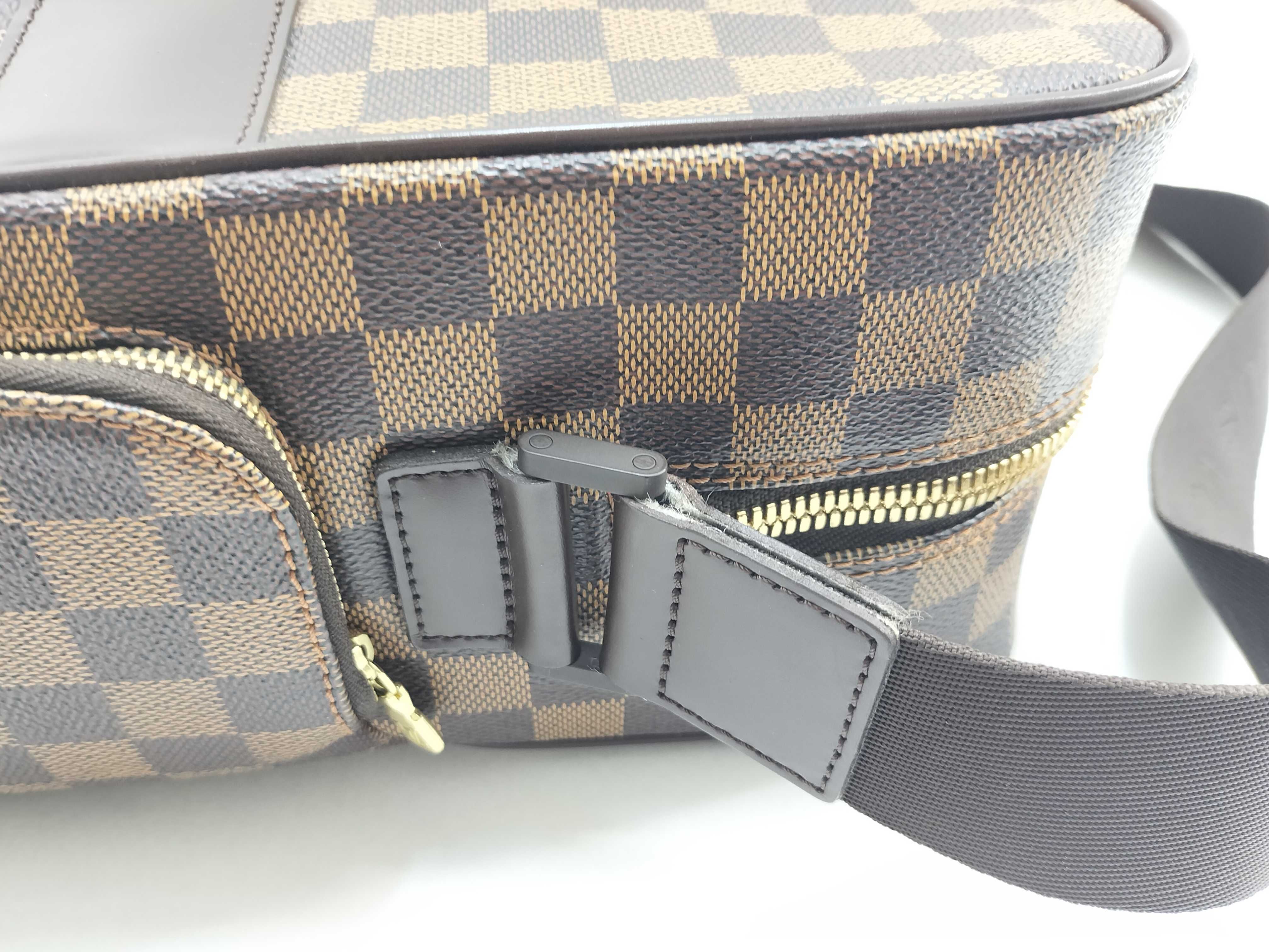 Damier PH- Damier Olaf GM N41440 Brown Messenger Bag Canvas Shoulder Bag — view 7