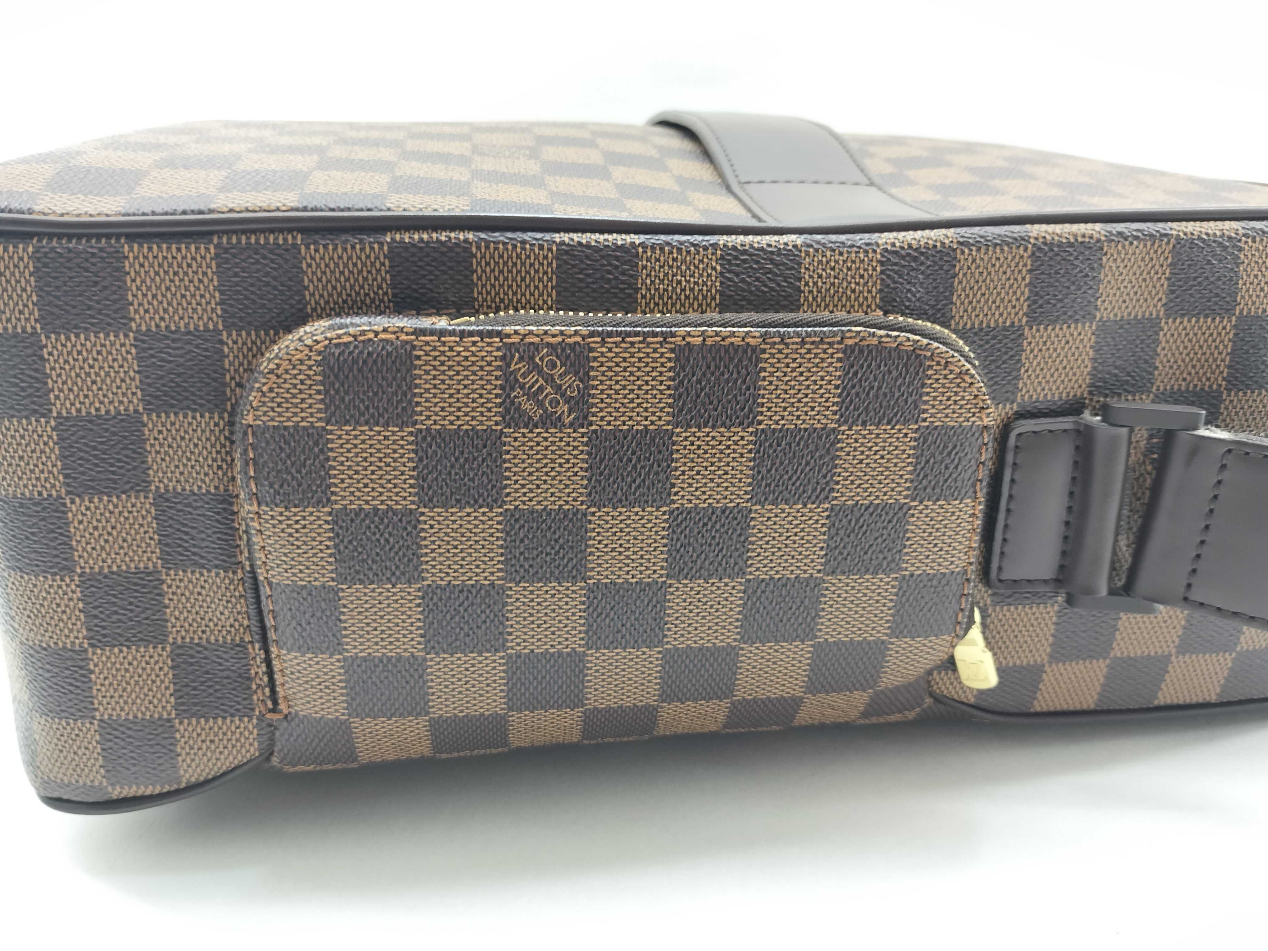 Damier PH- Damier Olaf GM N41440 Brown Messenger Bag Canvas Shoulder Bag — view 8