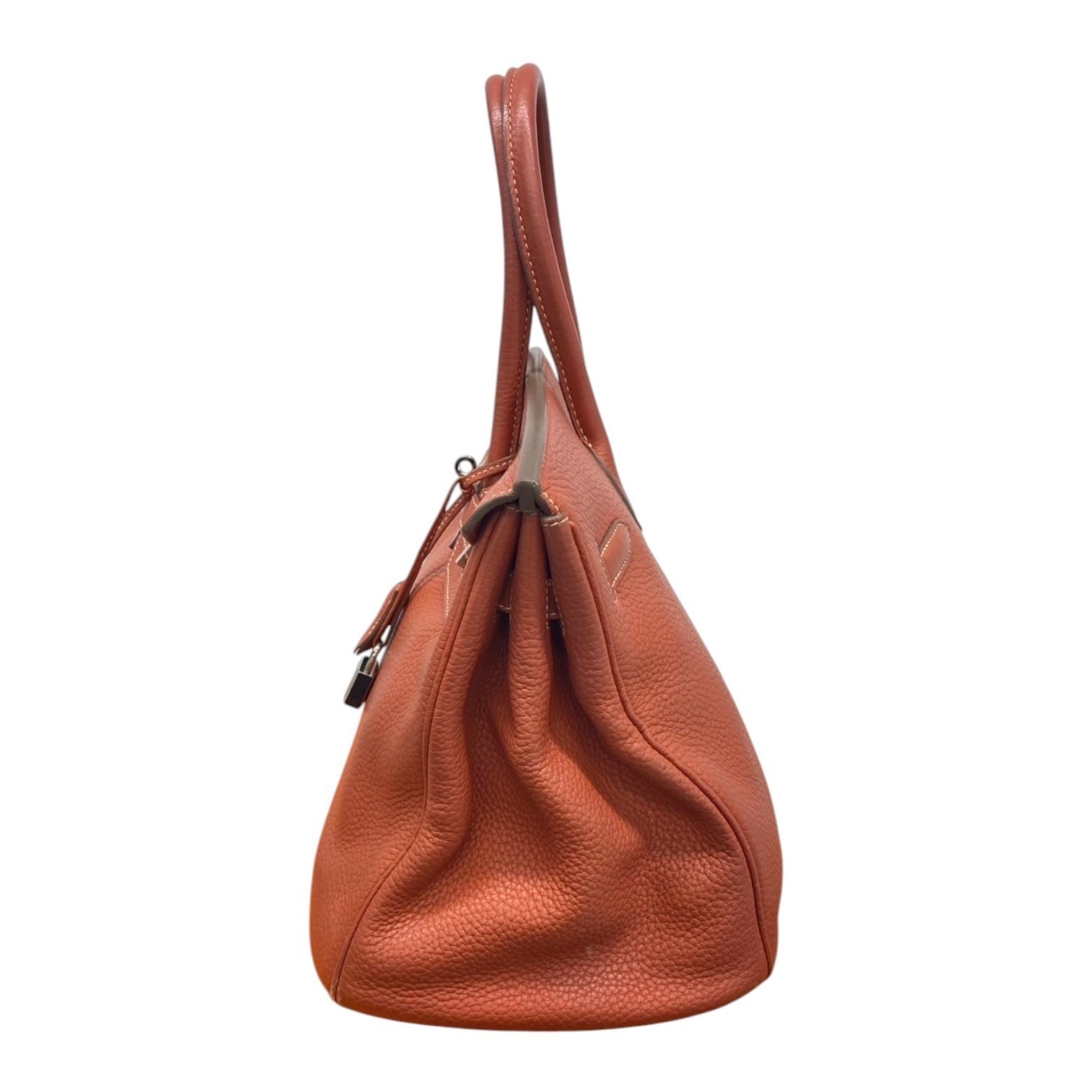Birkin 35 Letournée handbag, silver hardware, Taurillon Clemence leather. — view 3