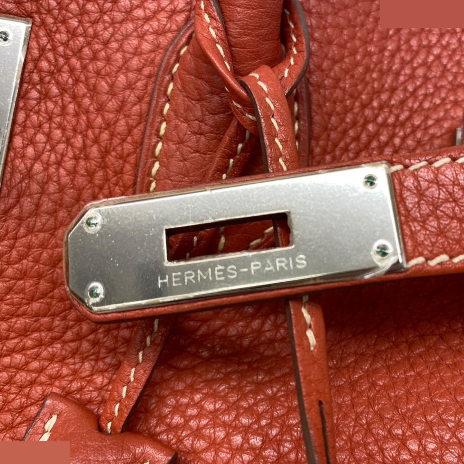 Birkin 35 Letournée handbag, silver hardware, Taurillon Clemence leather. — view 7